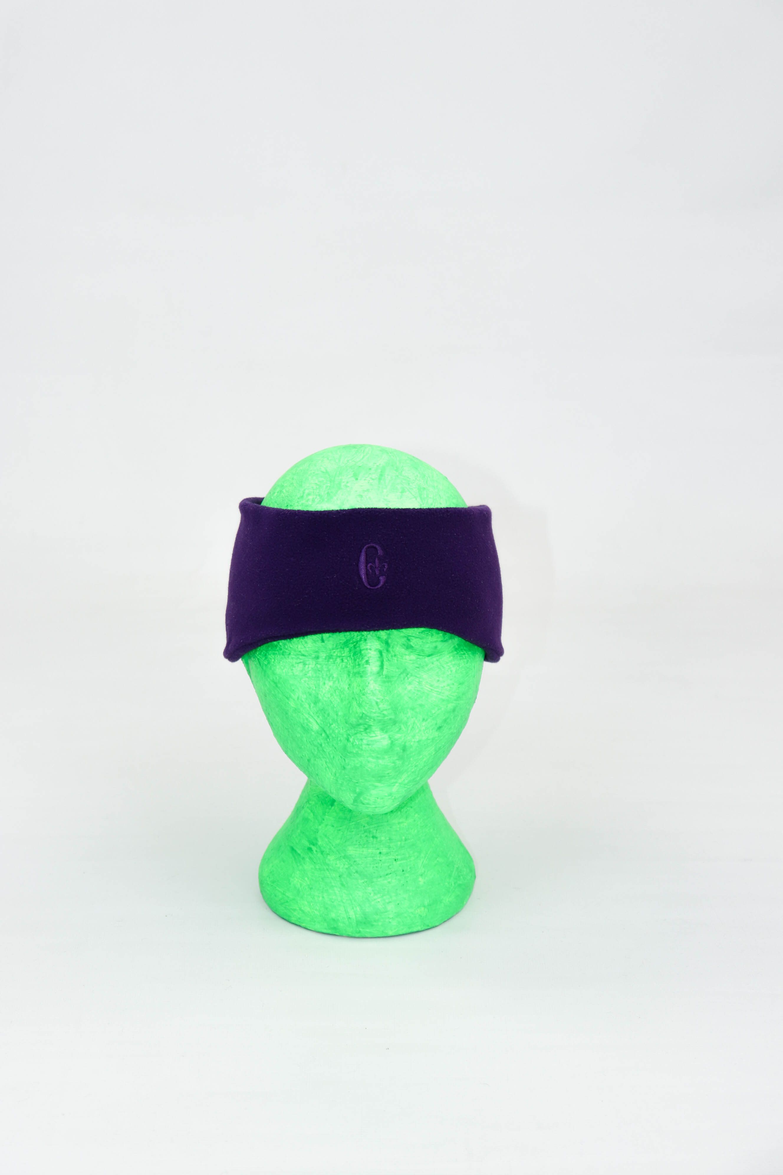 Conte of Florence Conte of Florence Vintage Purple Fleece Head Band Size ONE SIZE - 2 Thumbnail