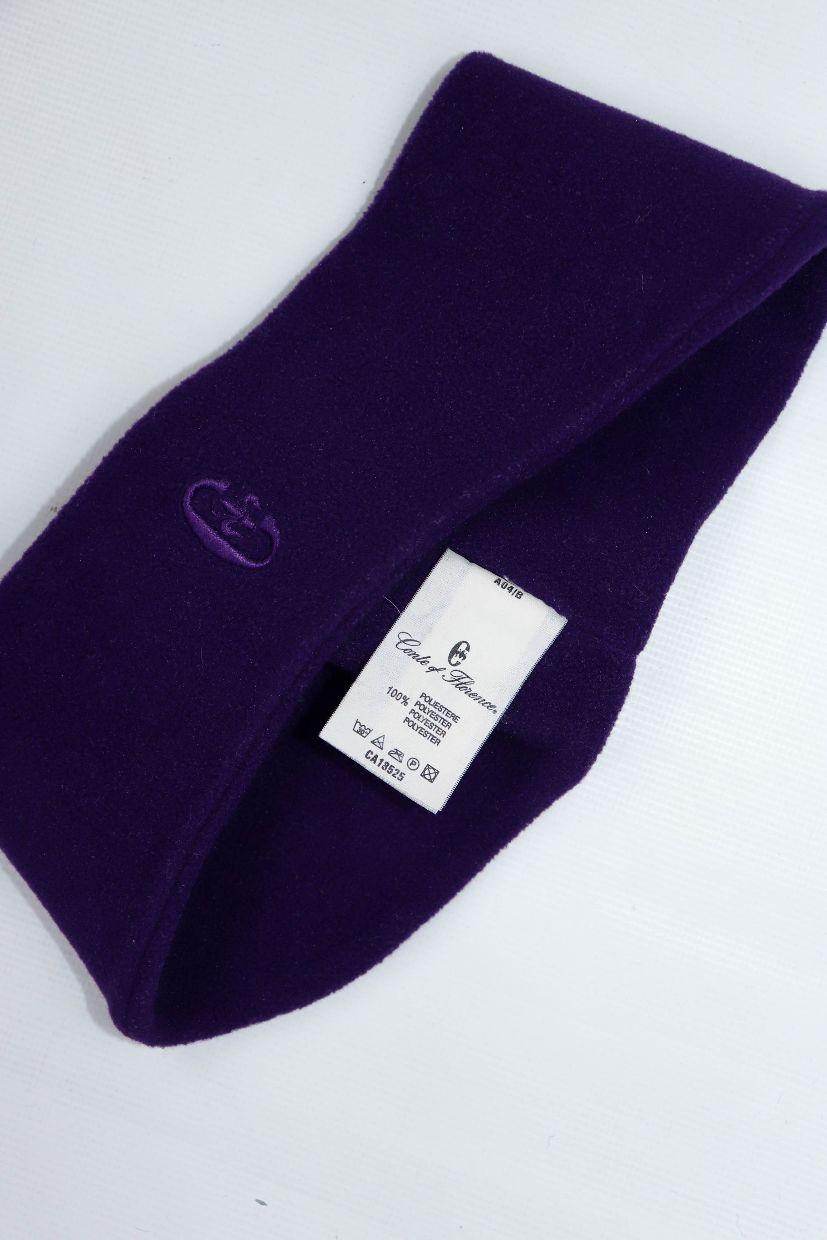 Conte of Florence Conte of Florence Vintage Purple Fleece Head Band Size ONE SIZE - 5 Thumbnail