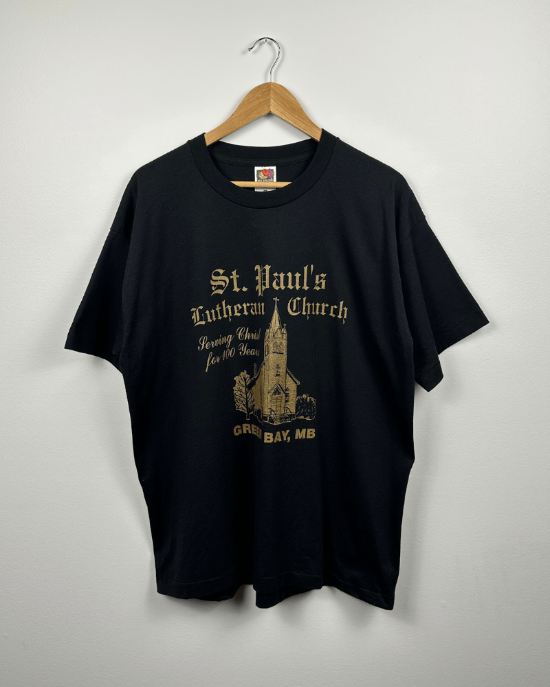Fruit Of The Loom × Vintage Vintage Fruit of the Loom St. Paul's Lutheran Church T-Shirt Size US XL / EU 56 / 4 - 3 Thumbnail