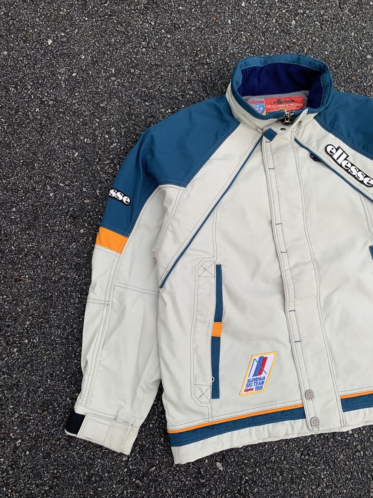 Ellesse Vintage Ellesse Ski Association Of Slovenia Oversized Jacket Size US XXL / EU 58 / 5 - 8 Thumbnail