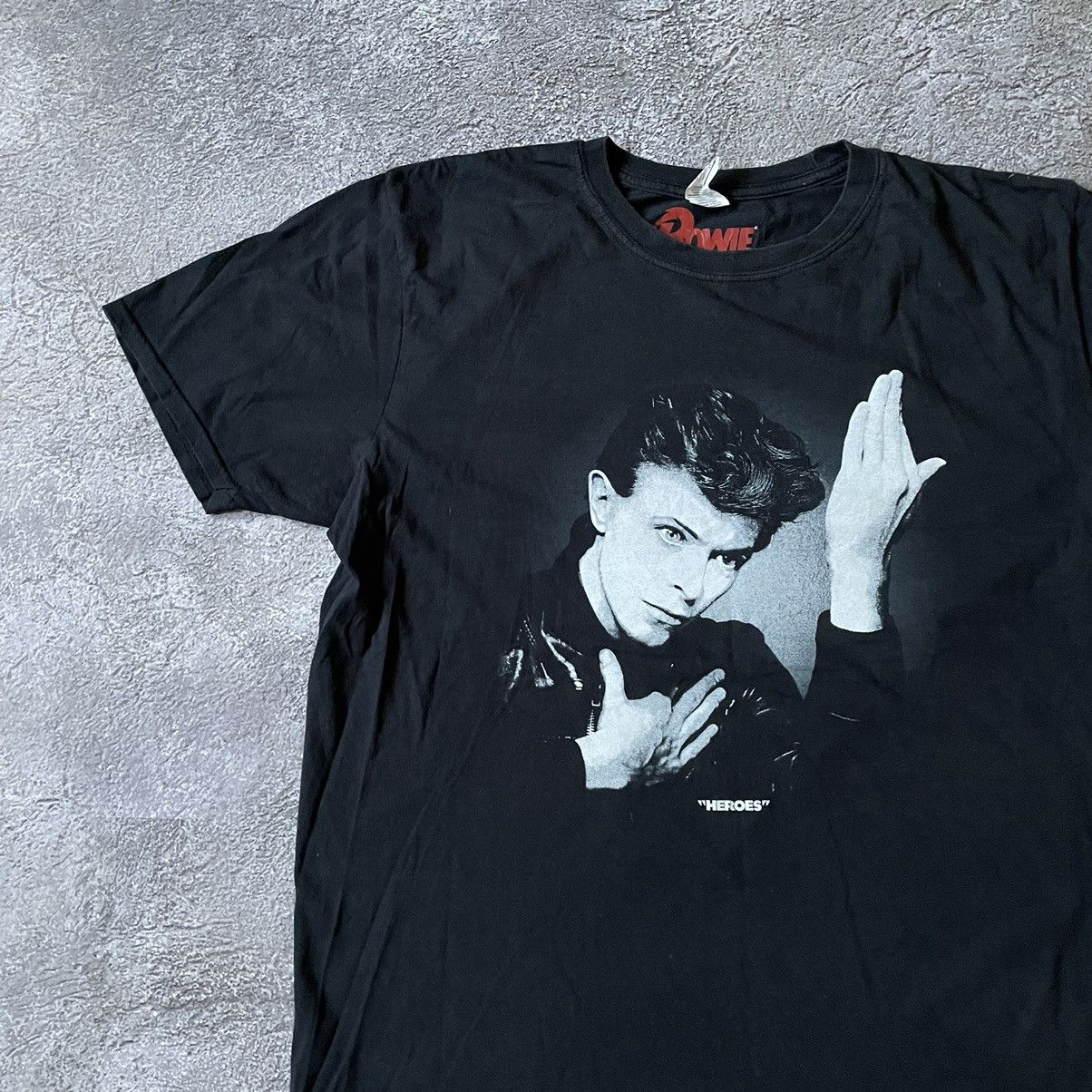 Vintage Vintage Y2K Graphic Tee Bowie Face Abstract Grunge Slim XL Size US XL / EU 56 / 4 - 4 Thumbnail