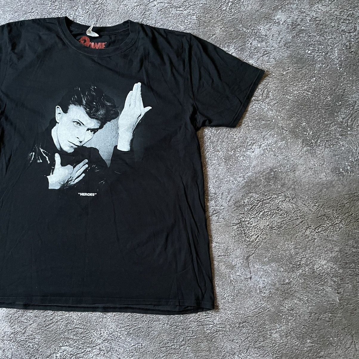 Vintage Vintage Y2K Graphic Tee Bowie Face Abstract Grunge Slim XL Size US XL / EU 56 / 4 - 3 Thumbnail