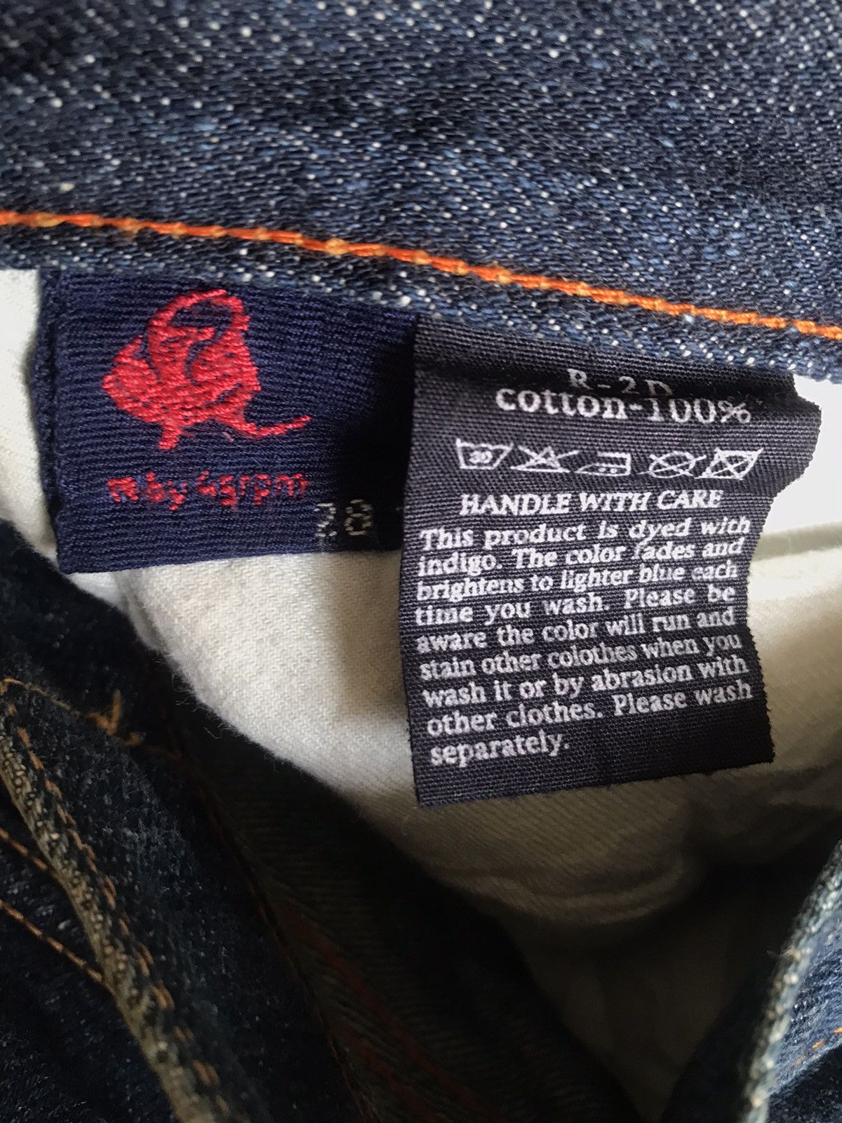 45rpm 45rpm Flare Jeans Size 31" - 7 Thumbnail