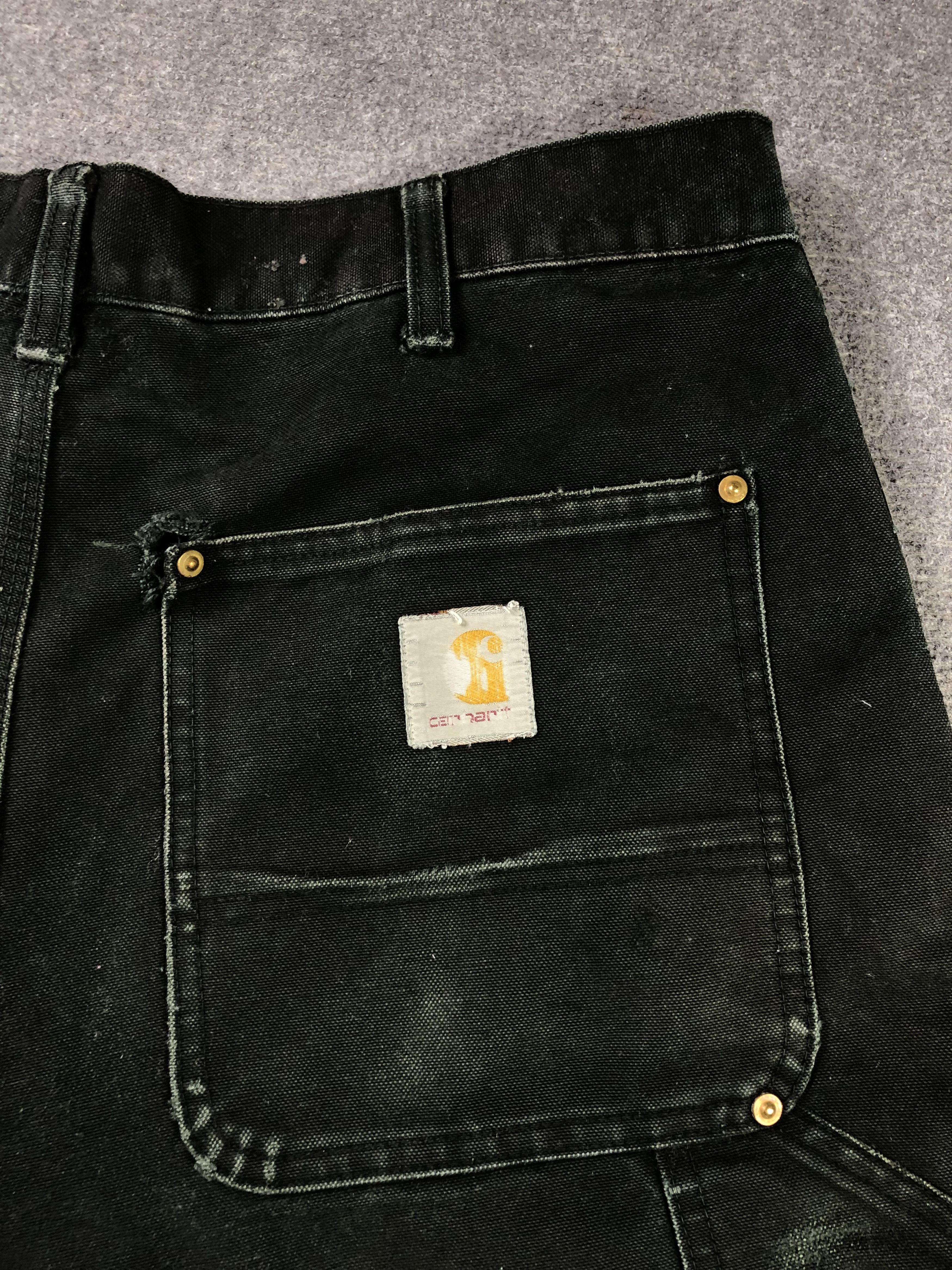 Carhartt Carhartt Wash Black Double Knee 34x30 Size US 34 / EU 50 - 14 Thumbnail