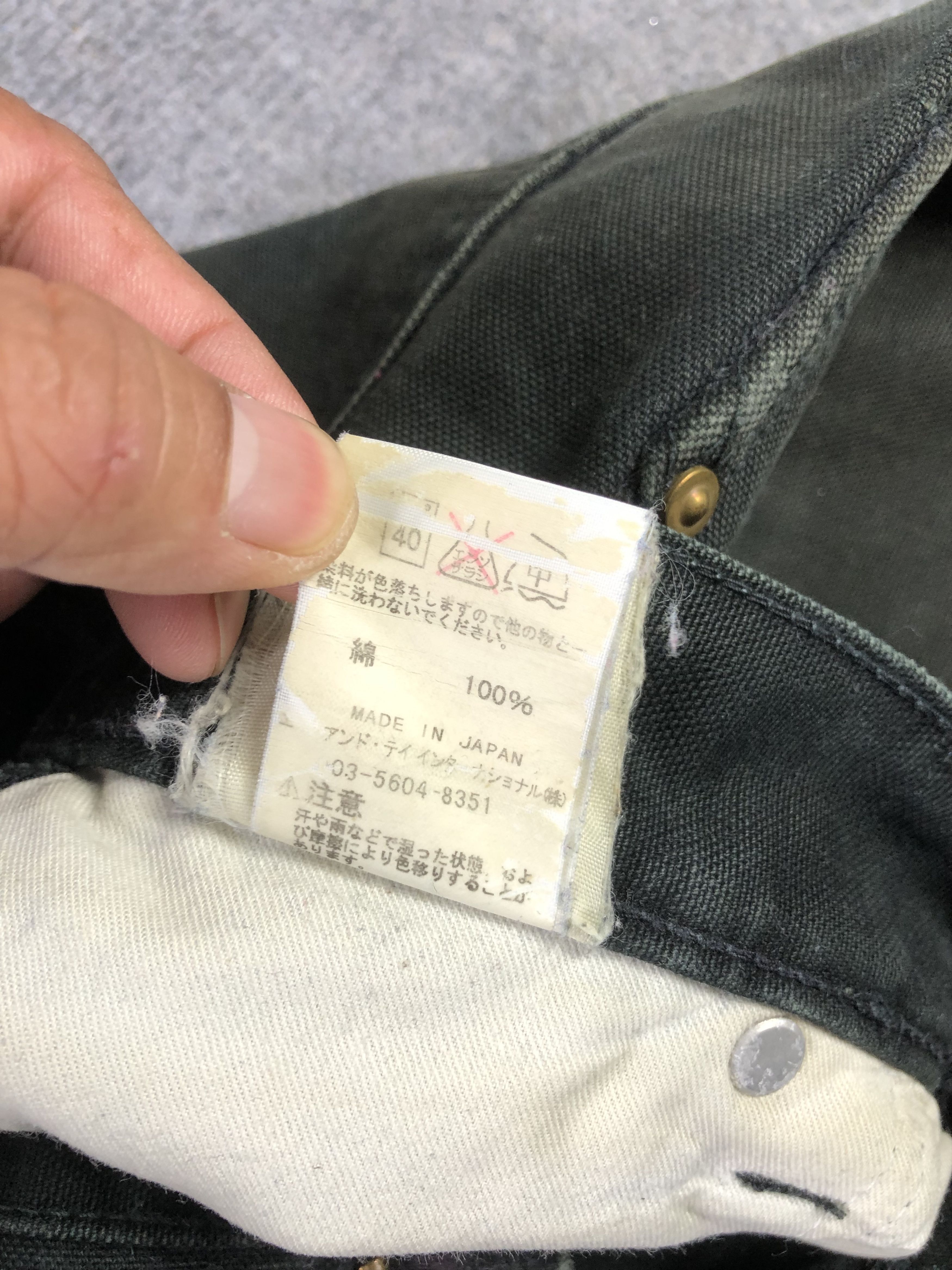 Carhartt Carhartt Wash Black Double Knee 34x30 Size US 34 / EU 50 - 6 Thumbnail