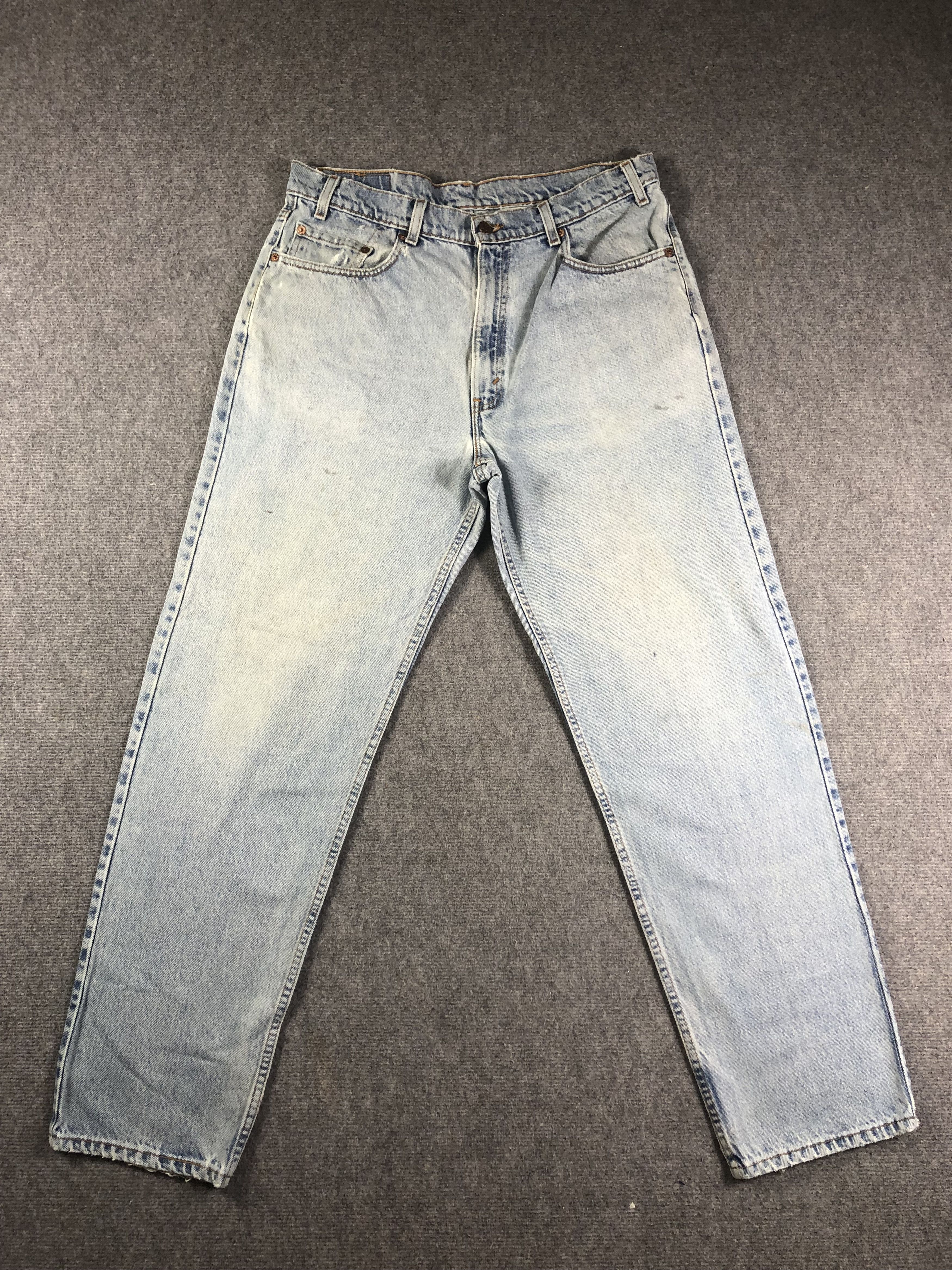 Wash Blue Vintage Levis 550 Denim Jeans 36x32