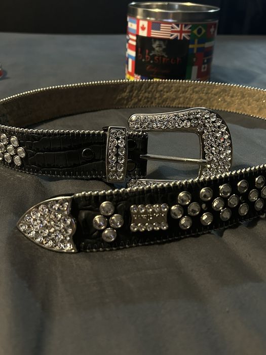 B.B. Simon B.B. Simon Belt Khayyam – Black & Clear