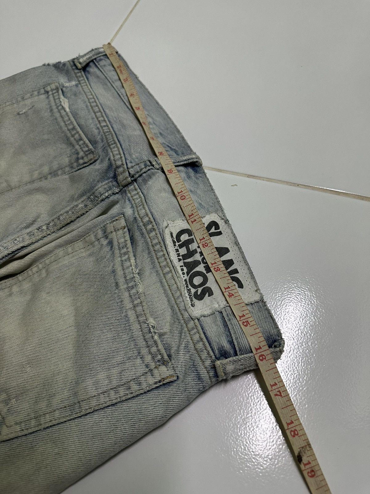 Vintage 31x29 Vintage Rna Slang from chaos distressed denim jeans Size US 31 - 9 Thumbnail