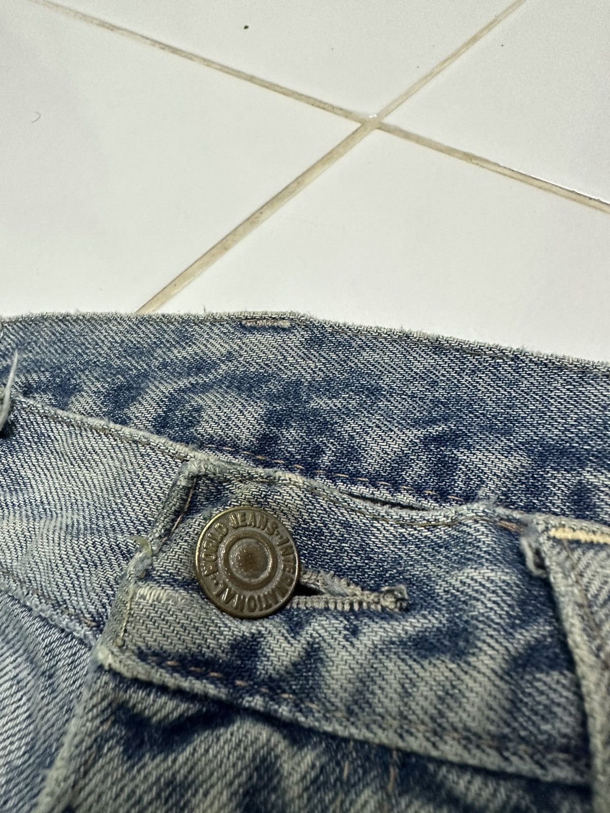 Vintage 31x29 Vintage Rna Slang from chaos distressed denim jeans Size US 31 - 4 Thumbnail