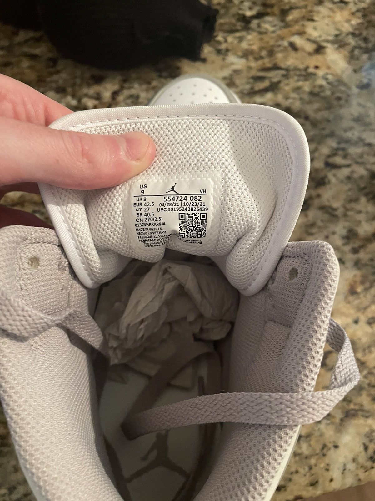 Jordan Brand × Nike Air Jordan 1 Mid Linen Size US 9 / EU 42 - 8 Thumbnail