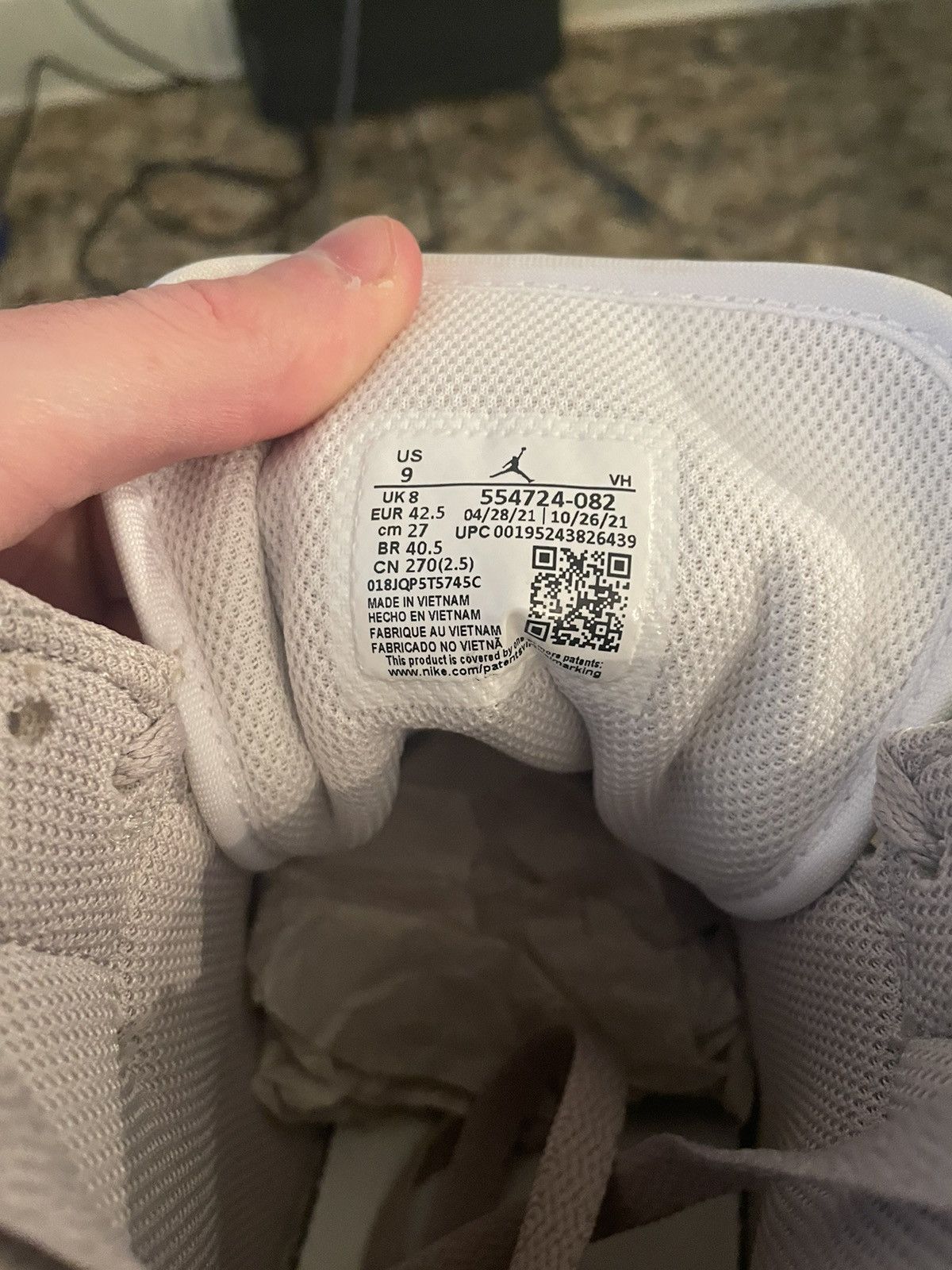 Jordan Brand × Nike Air Jordan 1 Mid Linen Size US 9 / EU 42 - 7 Thumbnail