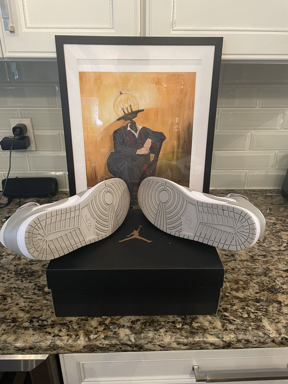Jordan Brand × Nike Air Jordan 1 Mid Linen Size US 9 / EU 42 - 5 Thumbnail