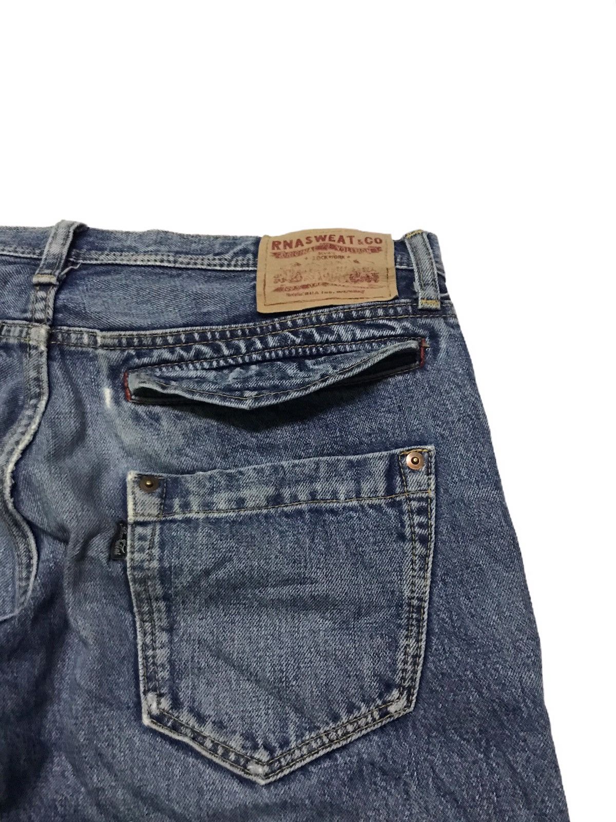 Seditionaries Rna sweat & co rusty wash blue denim jeans Size US 33 - 7 Thumbnail