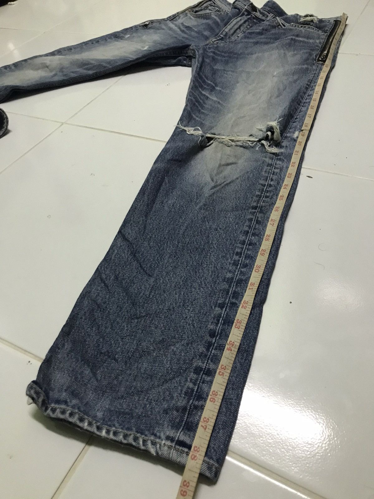 Seditionaries Rna sweat & co rusty wash blue denim jeans Size US 33 - 10 Thumbnail