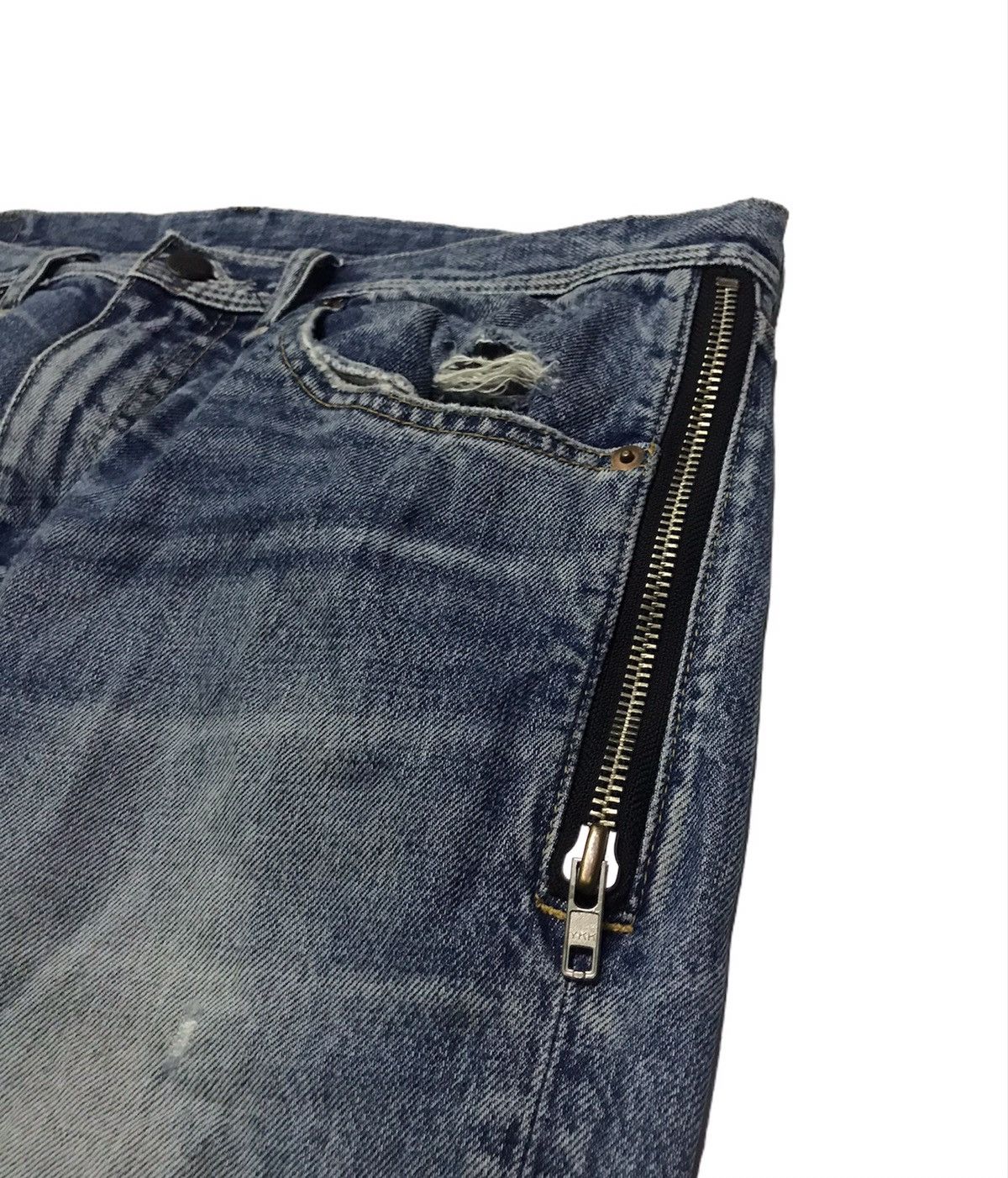Seditionaries Rna sweat & co rusty wash blue denim jeans Size US 33 - 3 Thumbnail
