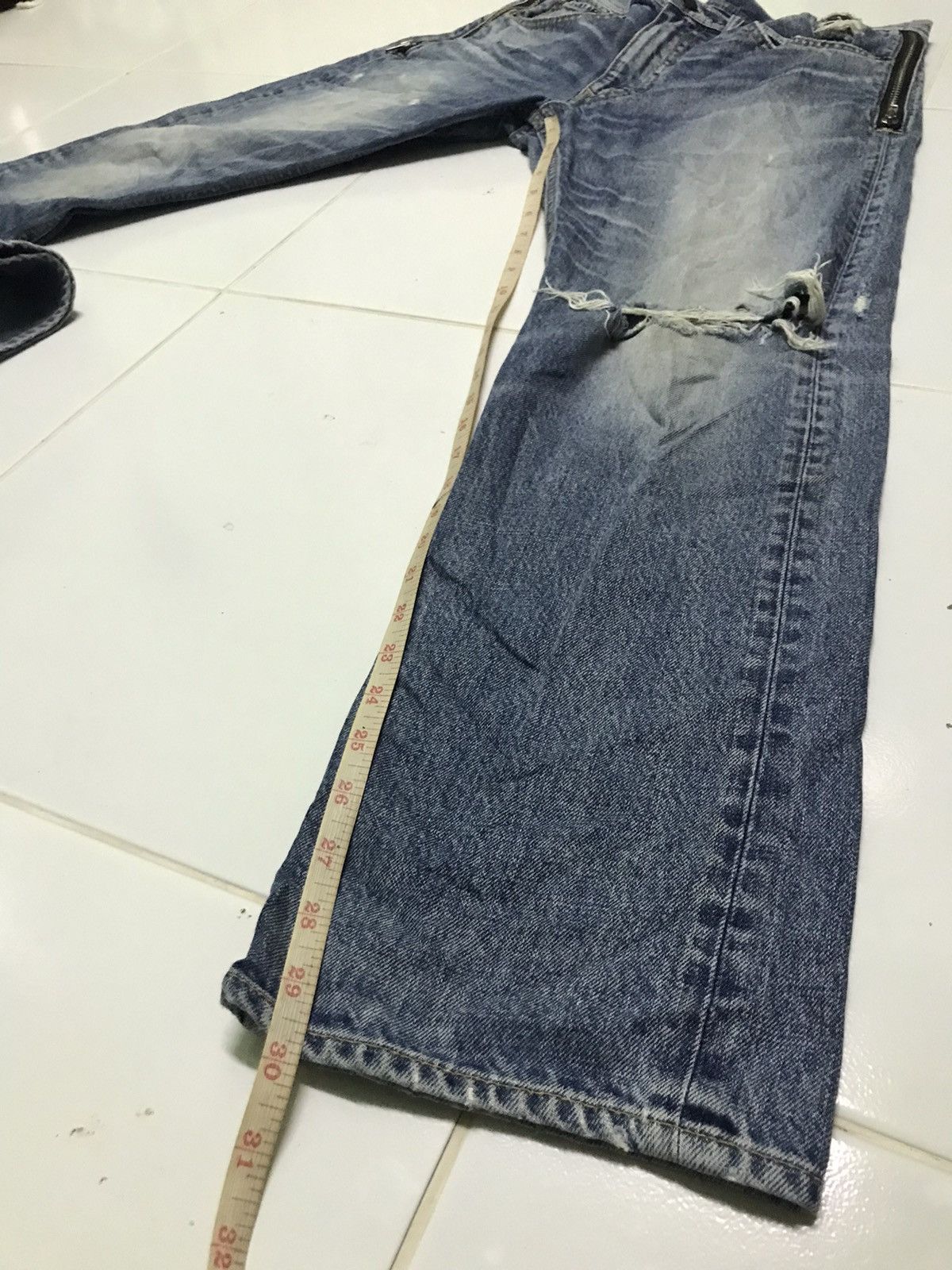 Seditionaries Rna sweat & co rusty wash blue denim jeans Size US 33 - 12 Thumbnail