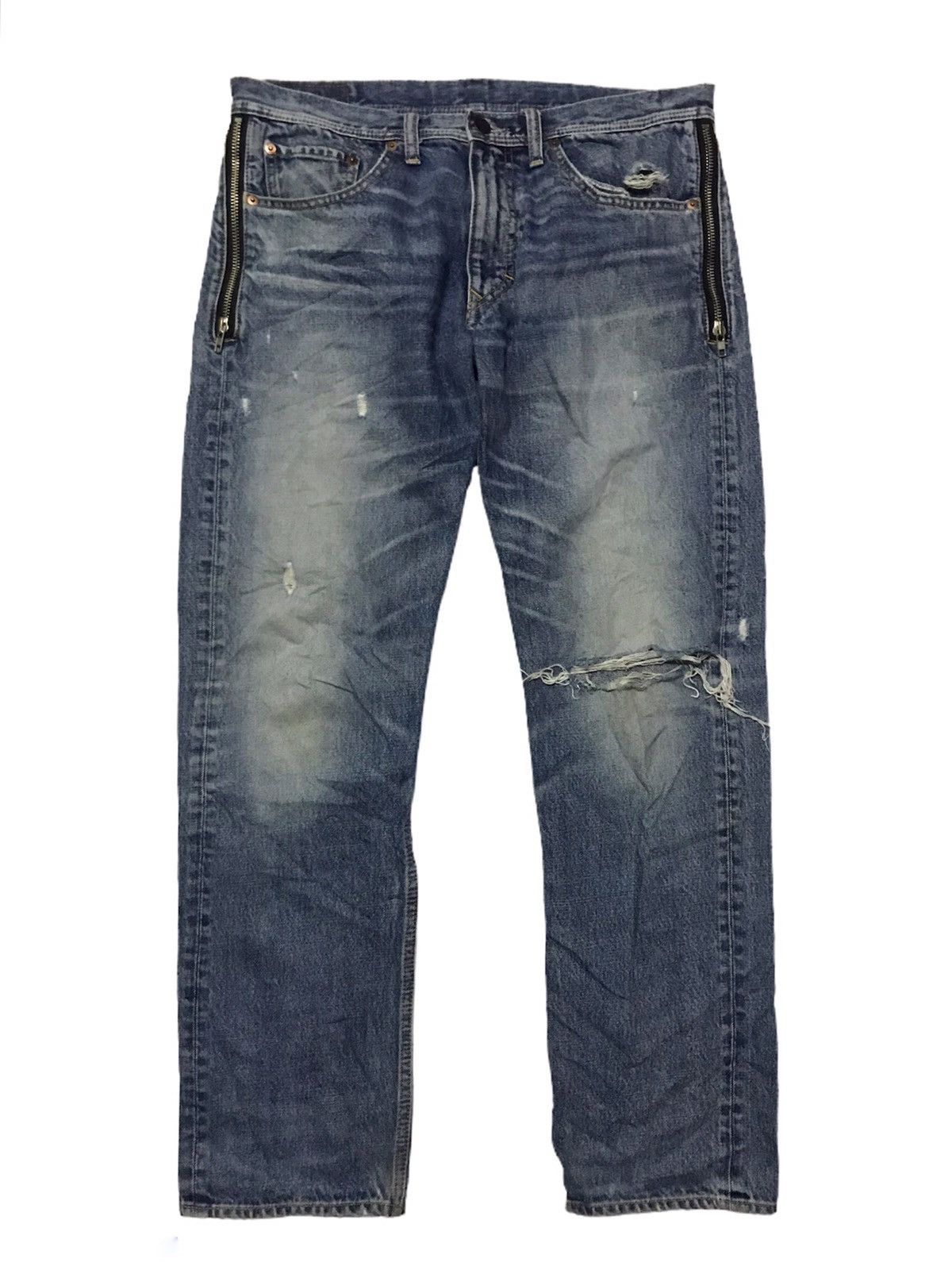 Seditionaries Rna sweat & co rusty wash blue denim jeans Size US 33 - 1 Thumbnail