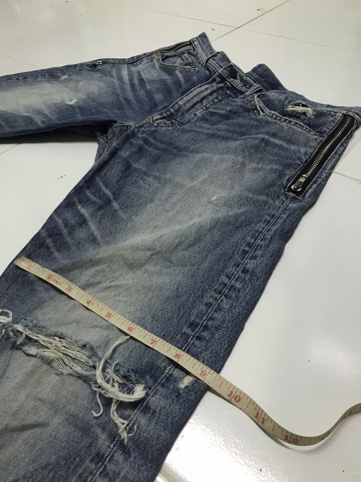 Seditionaries Rna sweat & co rusty wash blue denim jeans Size US 33 - 13 Thumbnail