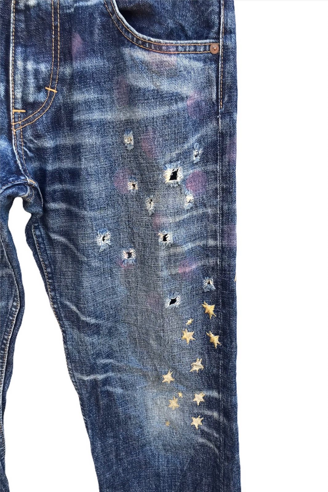 Vintage Rna denim jeans Size US 30 / EU 46 - 3 Thumbnail