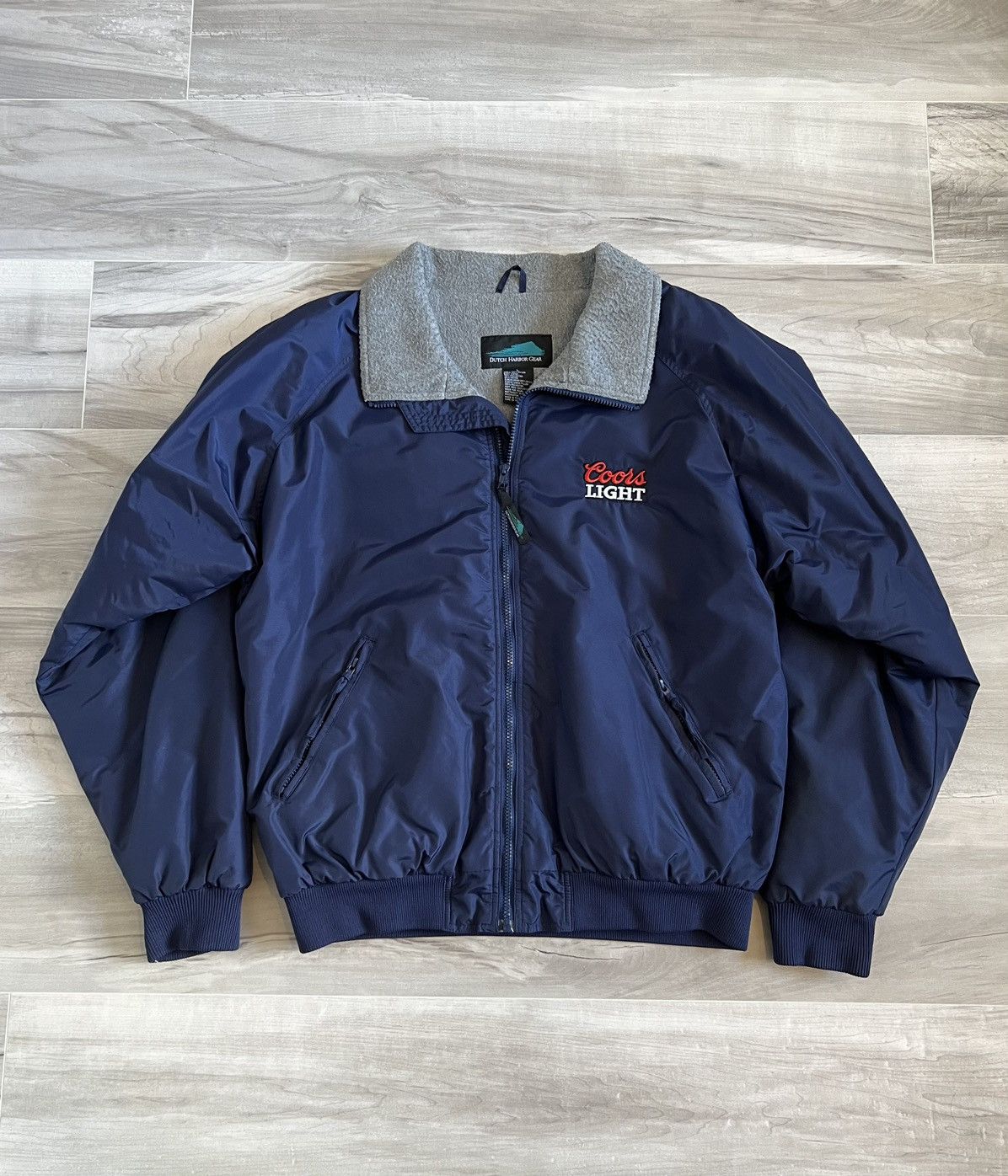 Vintage Vintage 90s Coors Light Jacket Dutch Harbour Gear | Grailed