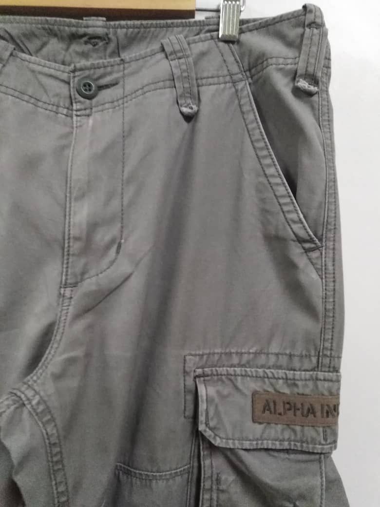 Alpha Industries Vintage Faded Alpha Industries Cargo Multi Pockets Size US 34 / EU 50 - 3 Thumbnail