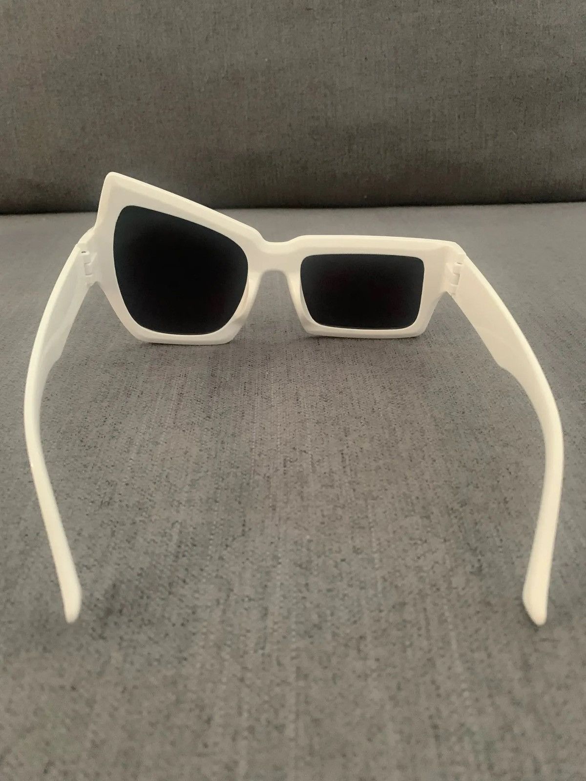 Designer × Japanese Brand Sunglasses Square Brand Mirrored Sunglasses Irregular Shape Size ONE SIZE - 5 Thumbnail