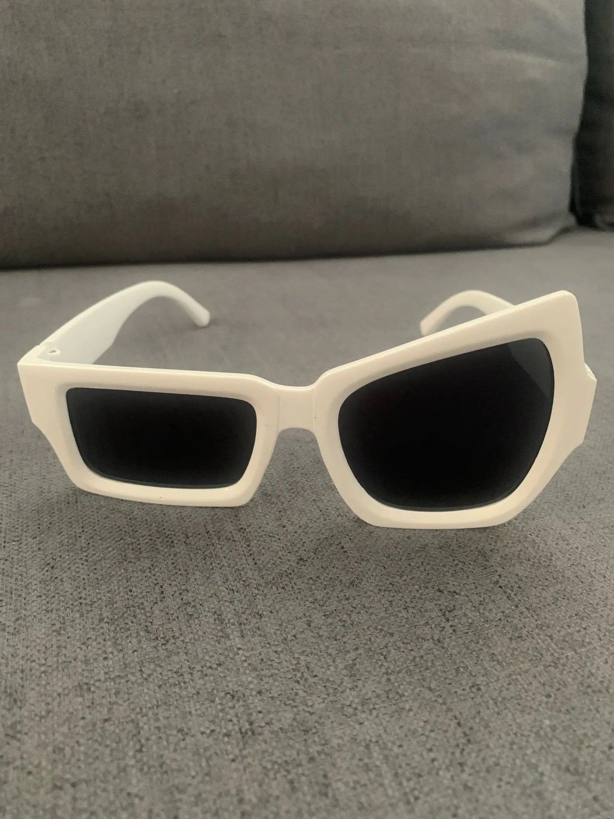 Designer × Japanese Brand Sunglasses Square Brand Mirrored Sunglasses Irregular Shape Size ONE SIZE - 3 Thumbnail