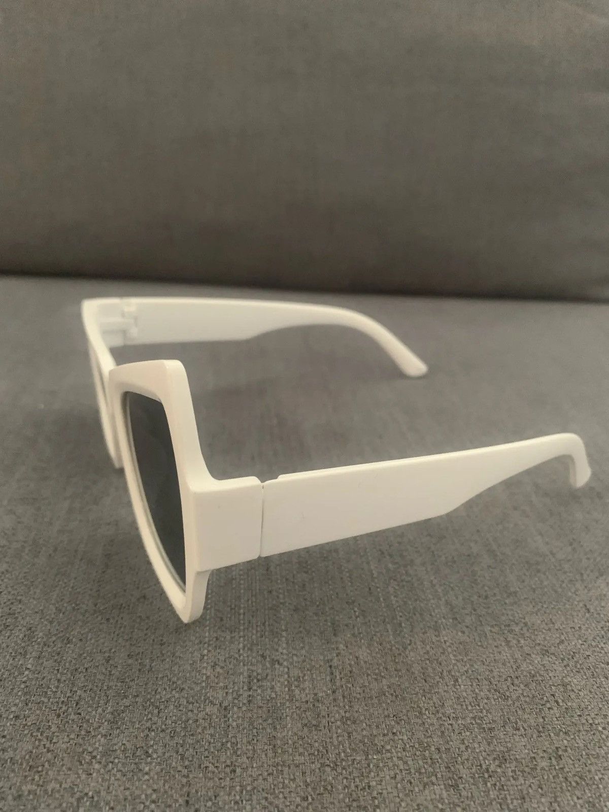 Designer × Japanese Brand Sunglasses Square Brand Mirrored Sunglasses Irregular Shape Size ONE SIZE - 4 Thumbnail