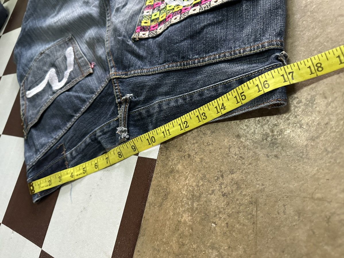 Japanese Brand 34x25 Evisu blue denim jeans Size US 34 / EU 50 - 7 Thumbnail