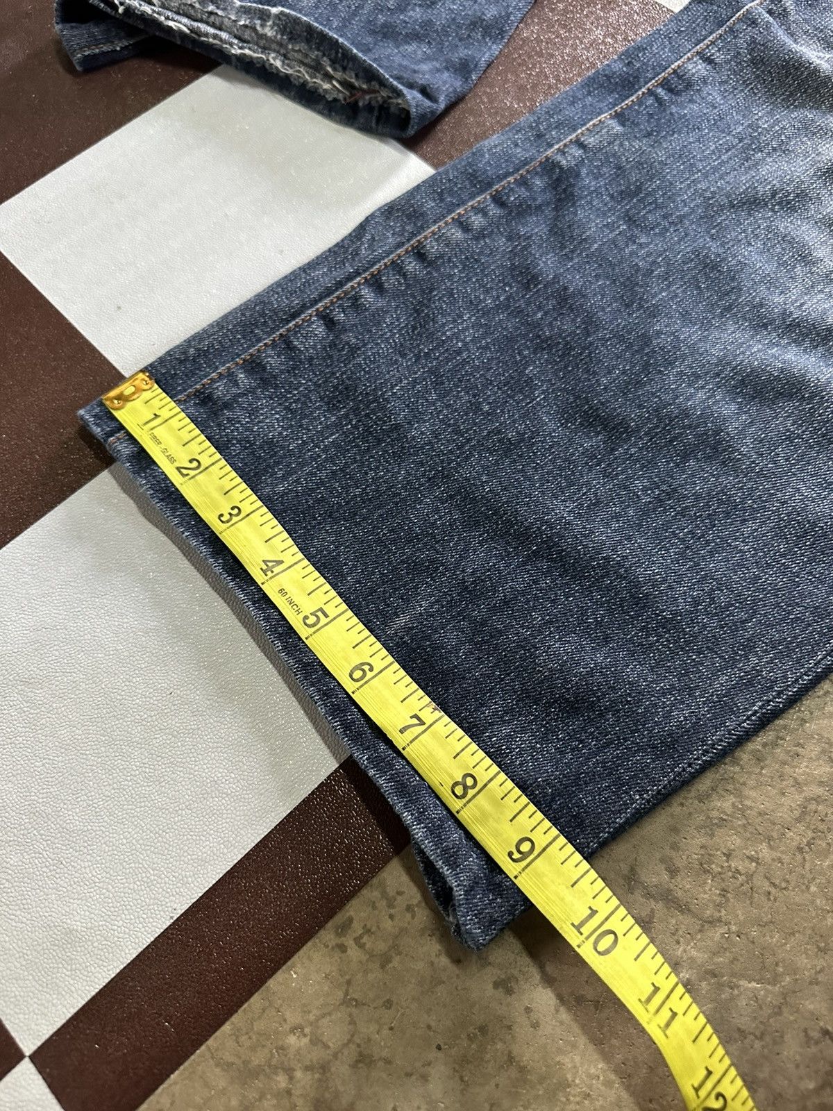 Japanese Brand 34x25 Evisu blue denim jeans Size US 34 / EU 50 - 10 Thumbnail