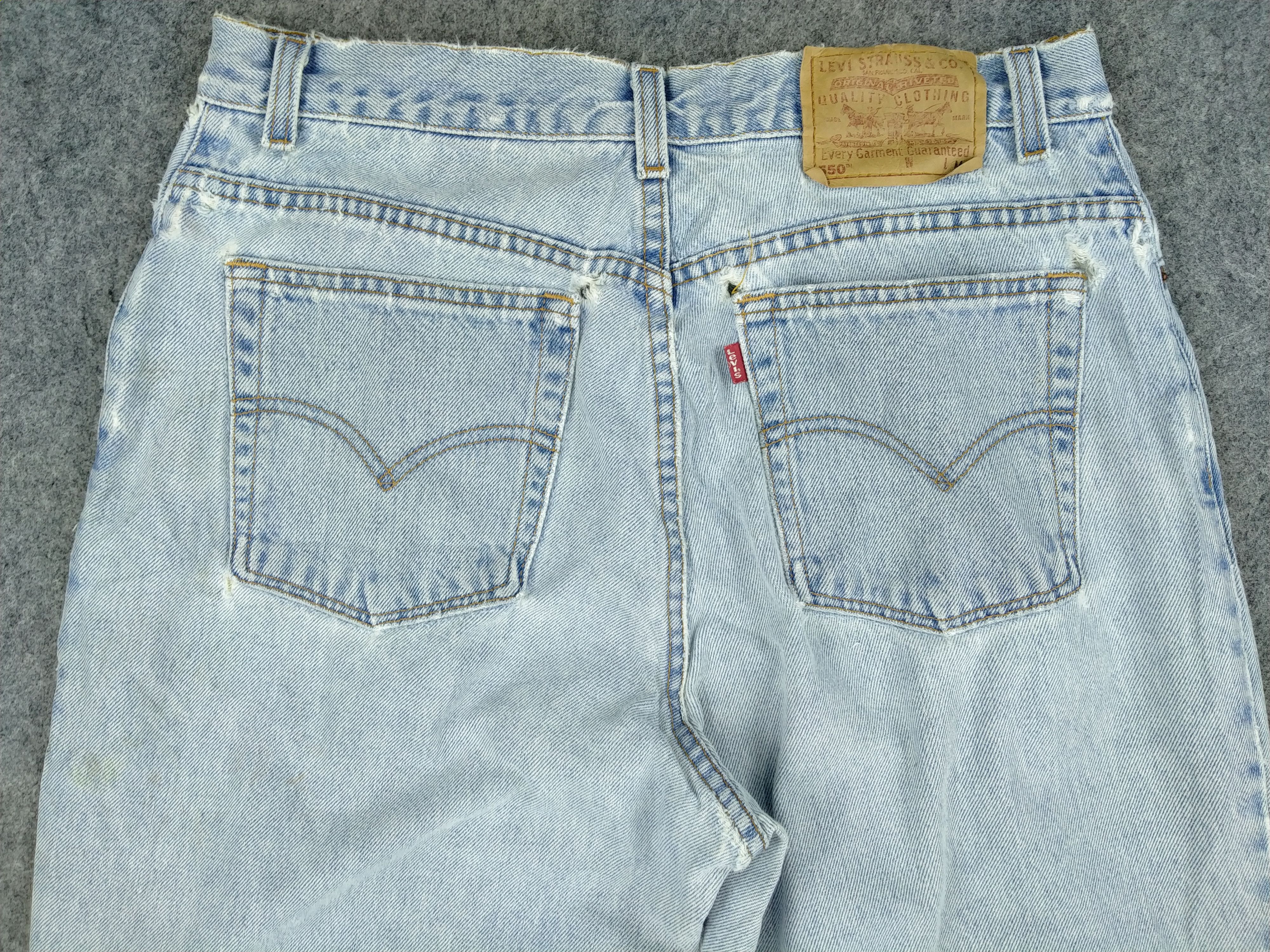 Levi's Light Wash Vintage Levi's 550 Denim 31x29 -JN164 Size US 31 - 4 Thumbnail
