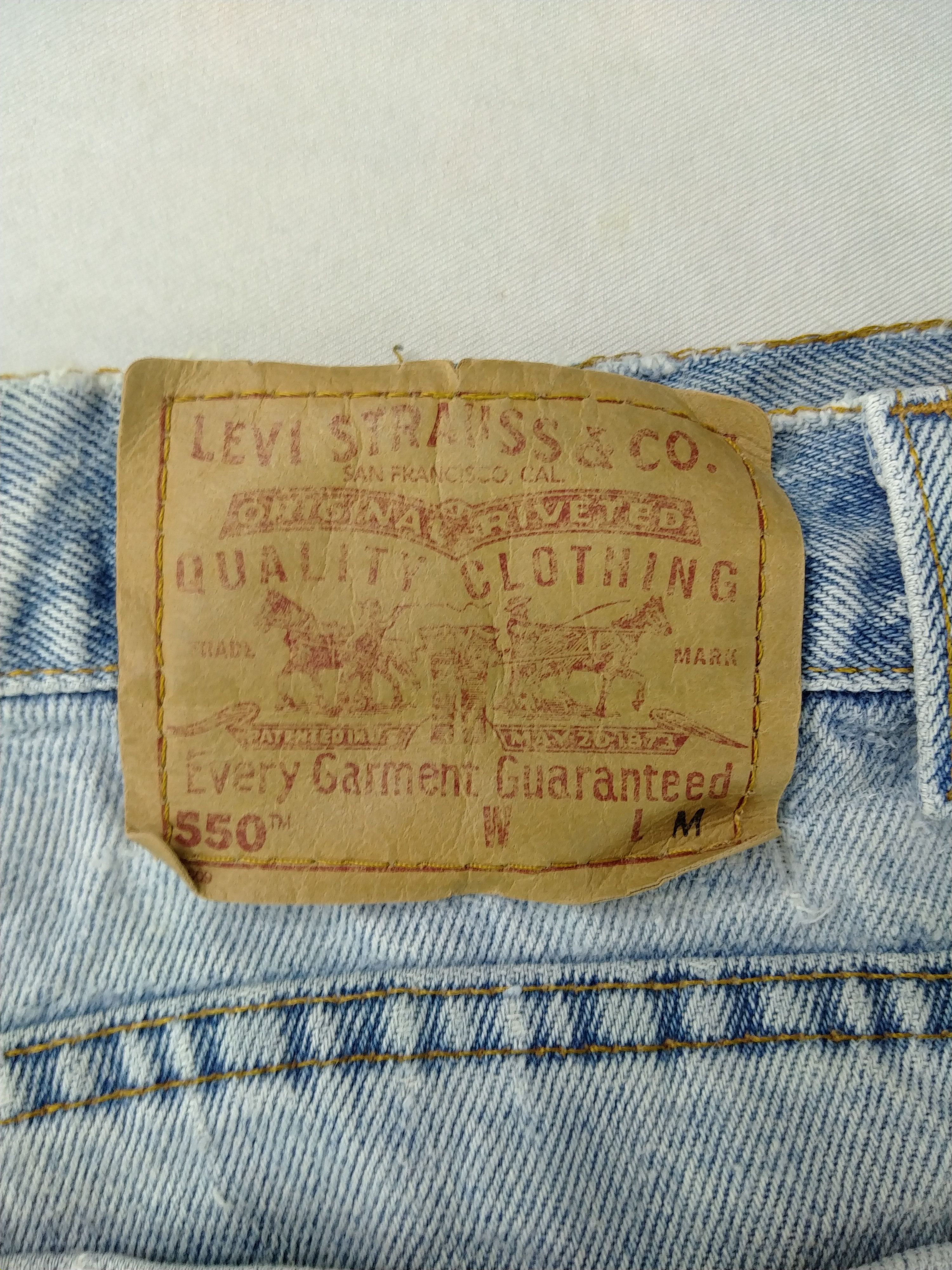 Levi's Light Wash Vintage Levi's 550 Denim 31x29 -JN164 Size US 31 - 15 Thumbnail