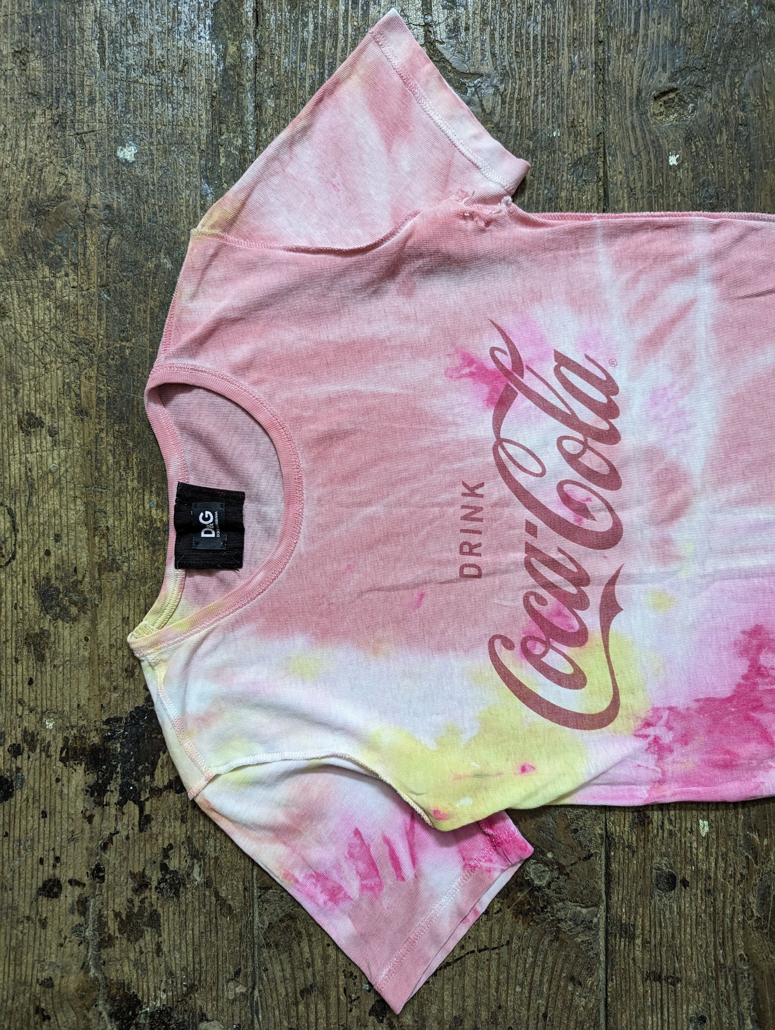 Dolce & Gabbana Fall 2011 Dolce & Gabbana "Drink Coca-Cola" Tye-Dye T Shirt Size US S / EU 44-46 / 1 - 4 Thumbnail