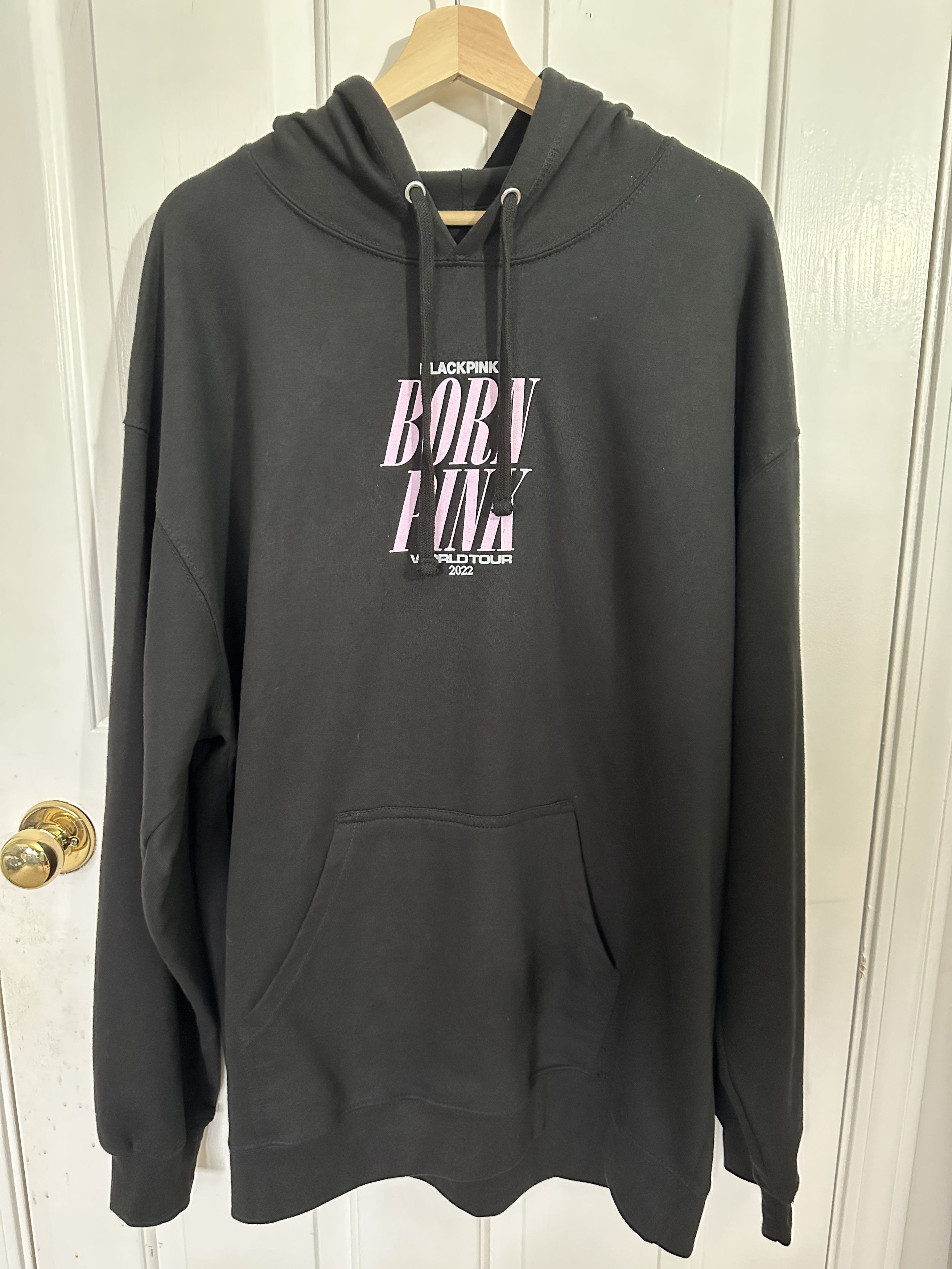 born pink tour logo hoodie