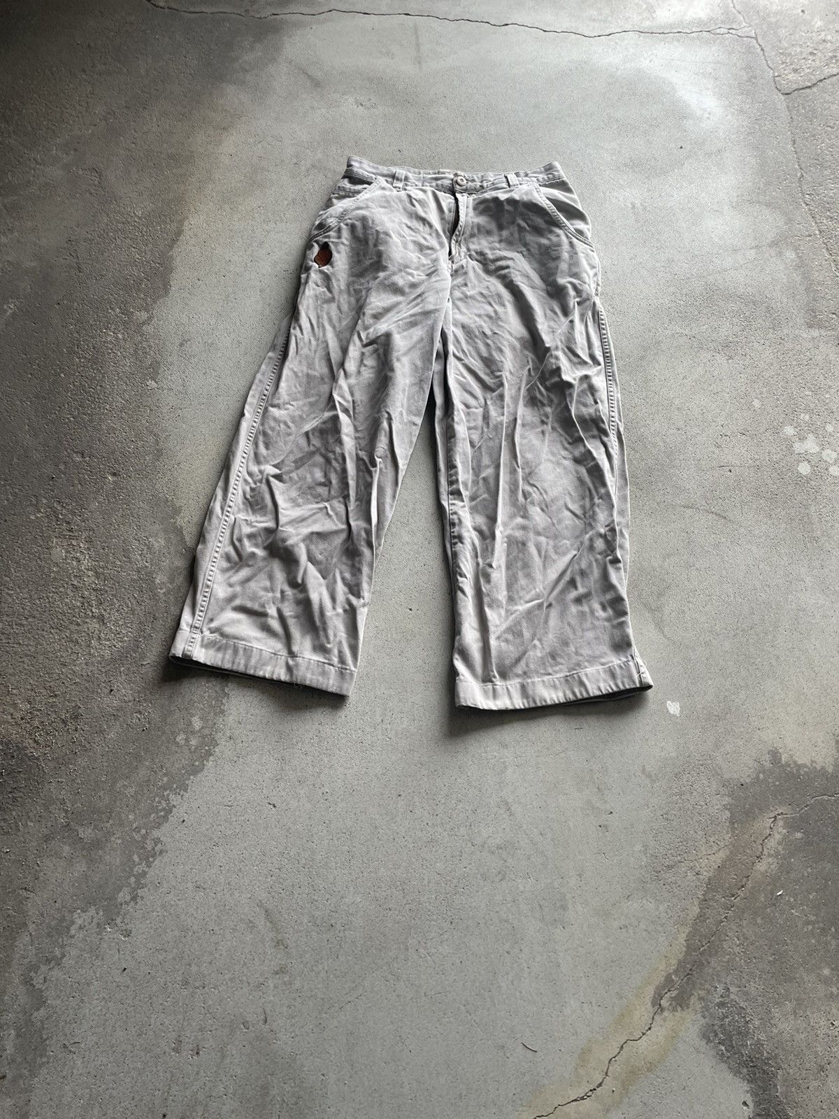 image of Jnco 24 Inch Chino Baggy Skate Pants (32X29) in Tan, Men's
