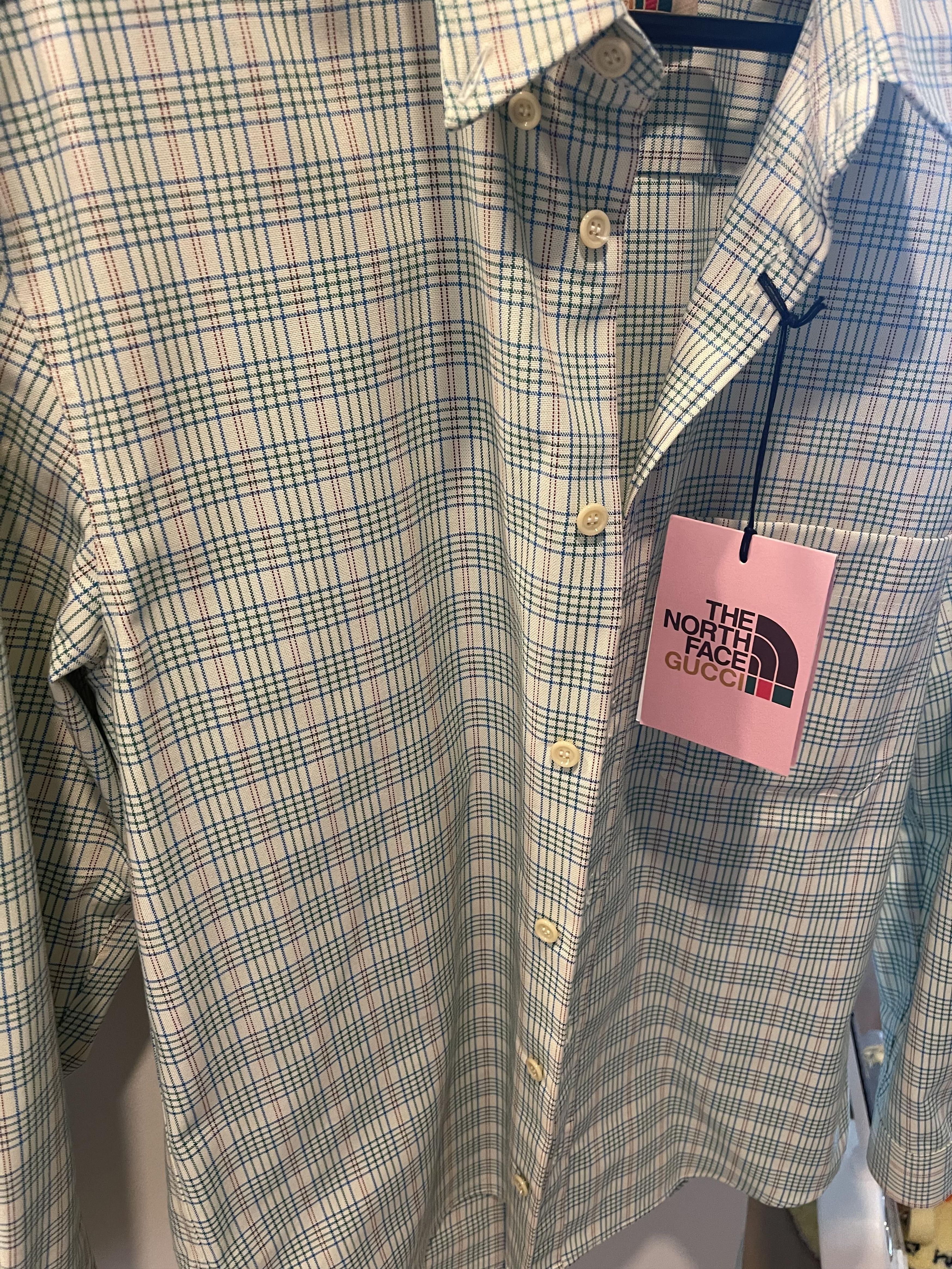 Gucci × The North Face ARCHIVAL! Gucci x The North Face Oversized Oxford Shirt Size US M / EU 48-50 / 2 - 3 Thumbnail