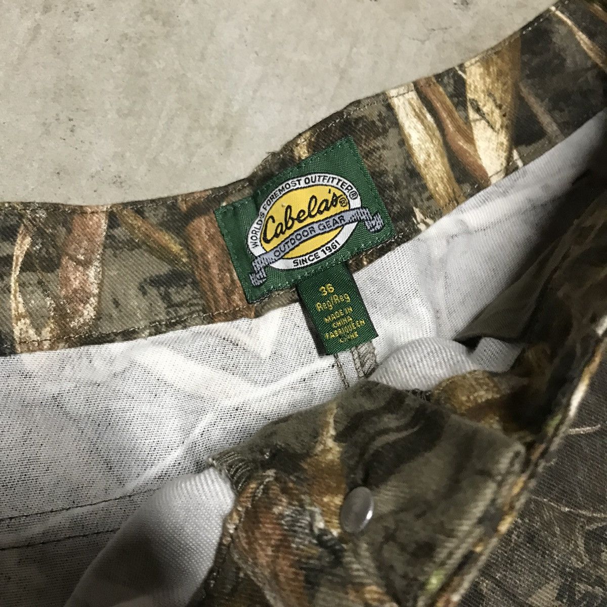 Cabelas × Vintage Vintage Realtree Camo Cargo Pants Size US 36 / EU 52 - 6 Thumbnail