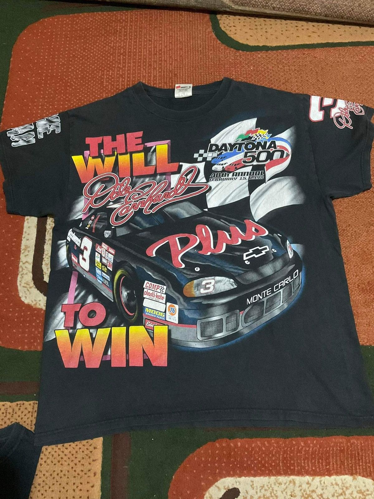 Nascar Dale Earnhardt Daytona 1998 Winner Tshirt