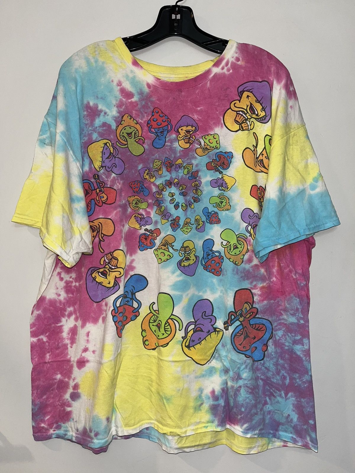 Vintage Crazy Baggy Vintage Y2K Trippy Mushroom Grateful Dead Shirt ...