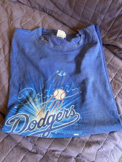 Los Angeles LA Dodgers '47 Brand Raglan *RARE* Black & Gray Tee Shirt NCAA  NOS M