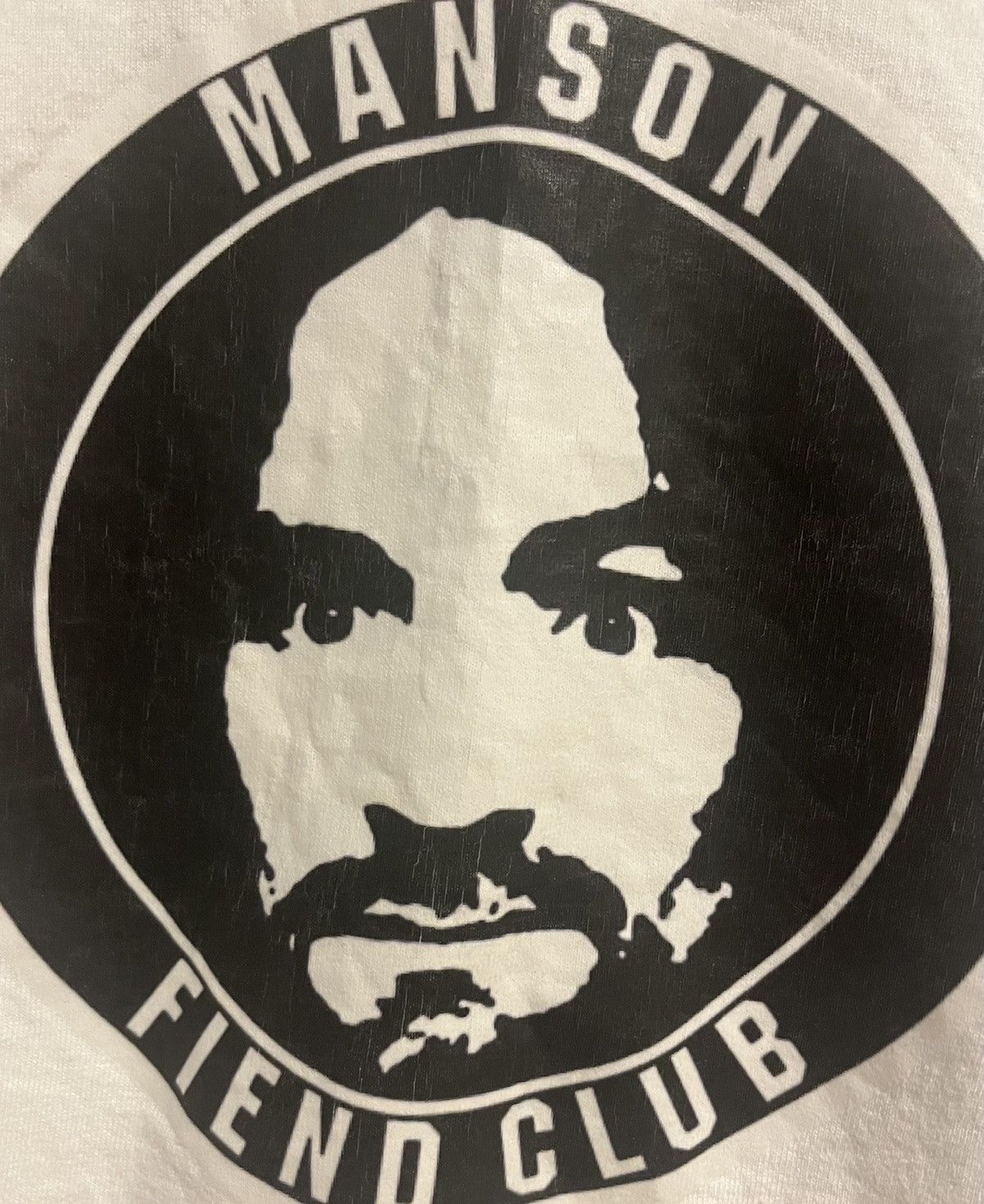 Band Tees × Vintage Back2SchoolSale! VTG Charles Manson “Manson Fiend Club” Tee Size US XL / EU 56 / 4 - 2 Thumbnail