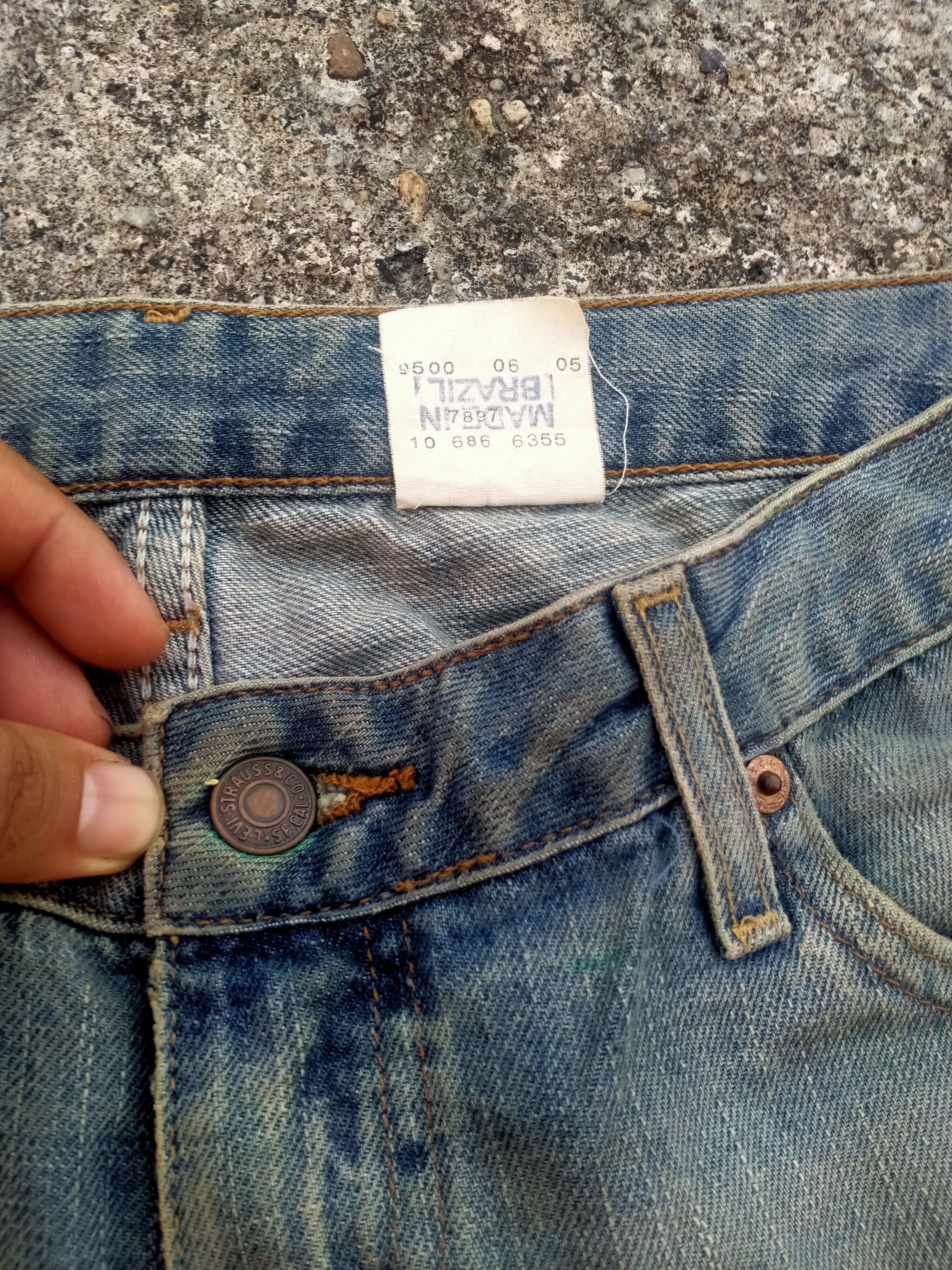 Levi's DISTRESSED LEVIS BUTTON B08 DENIM Size US 30 / EU 46 - 3 Thumbnail