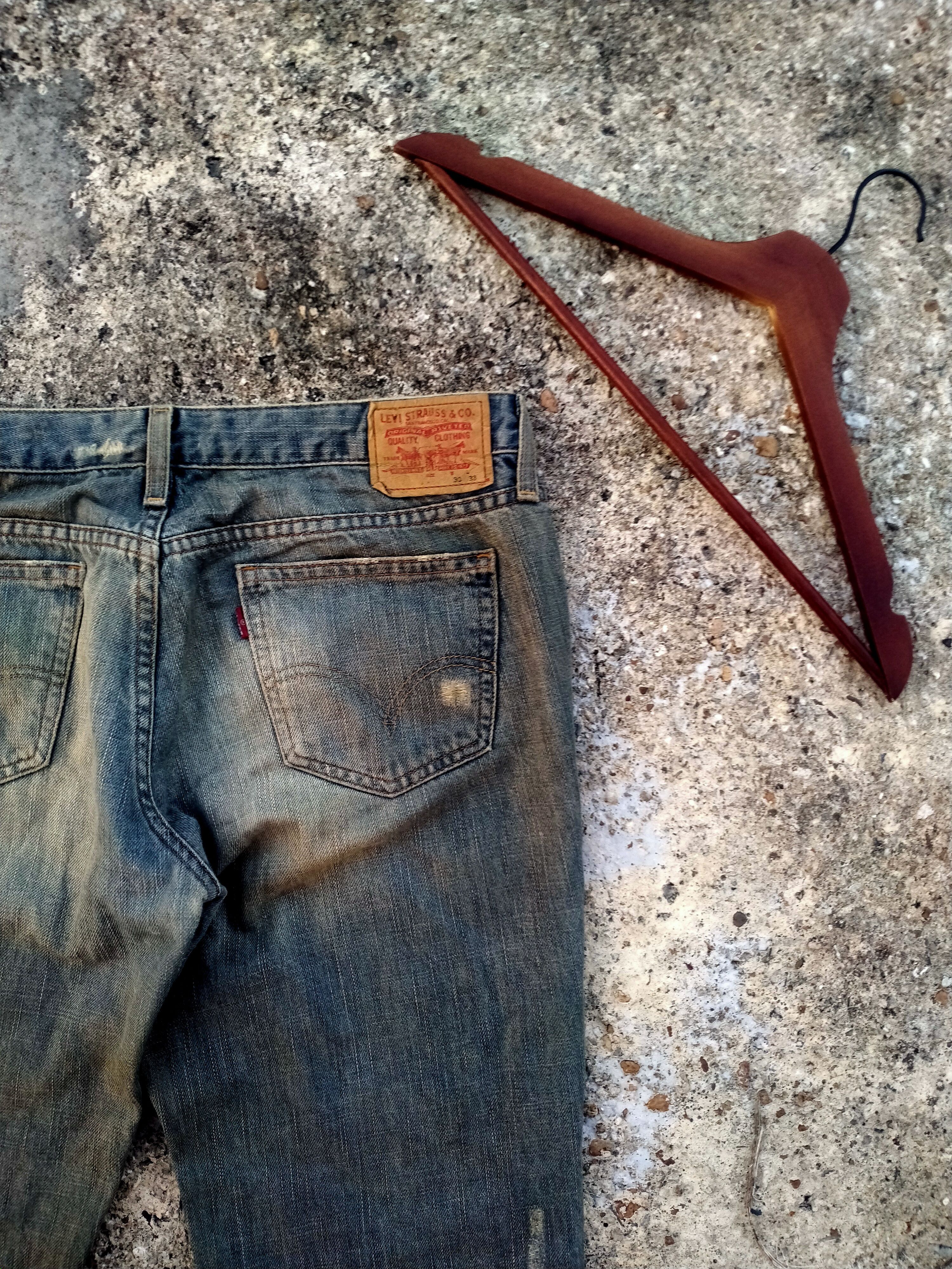 Levi's DISTRESSED LEVIS BUTTON B08 DENIM Size US 30 / EU 46 - 6 Thumbnail