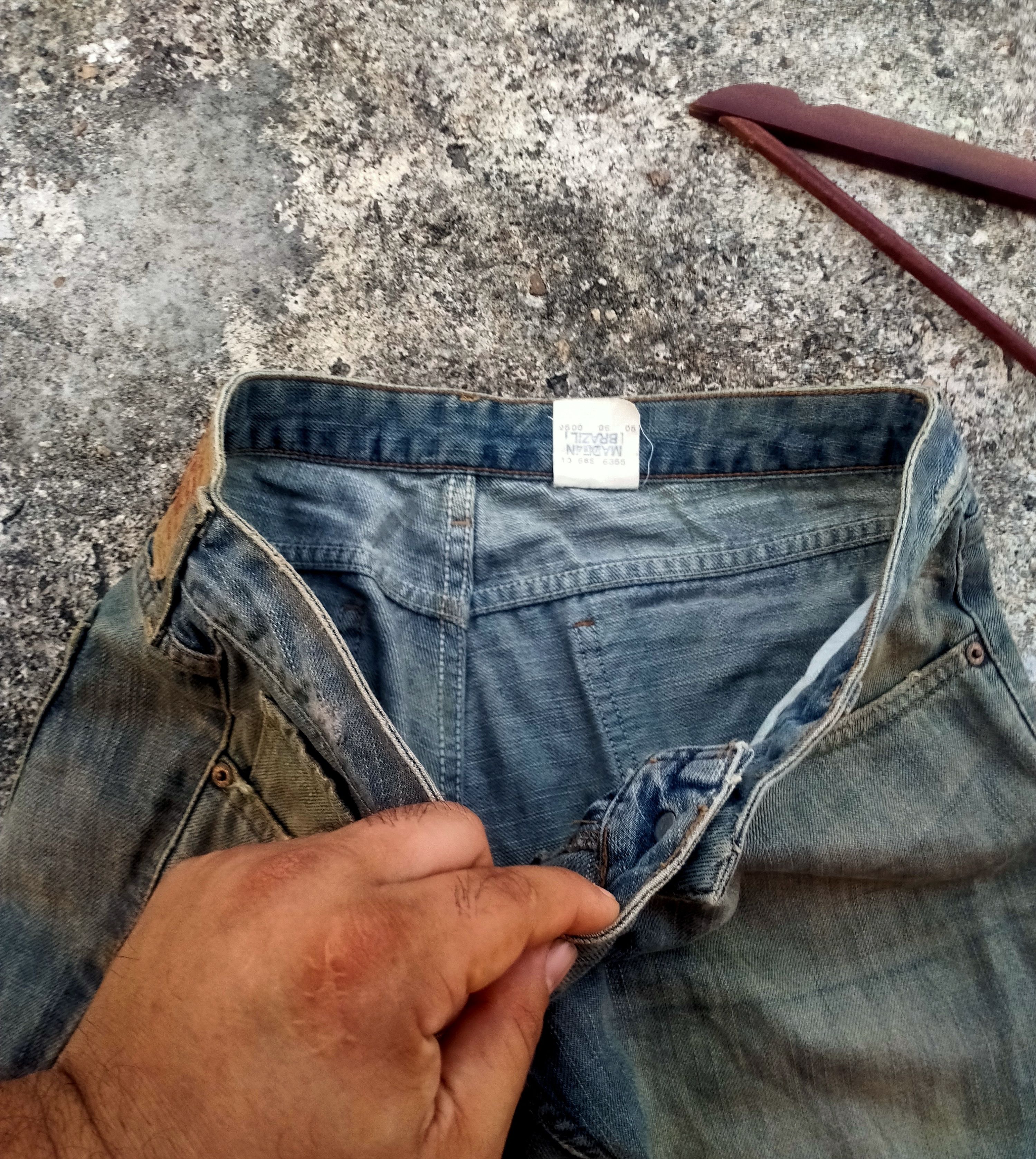 Levi's DISTRESSED LEVIS BUTTON B08 DENIM Size US 30 / EU 46 - 13 Thumbnail