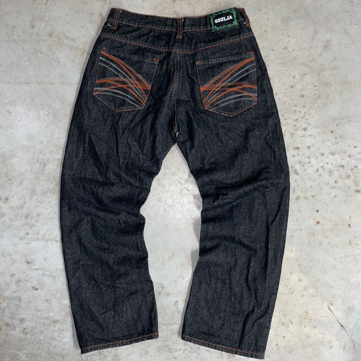 Southpole Crazy Y2K Southpole Style Baggy Jeans Black Opium Denim | Grailed