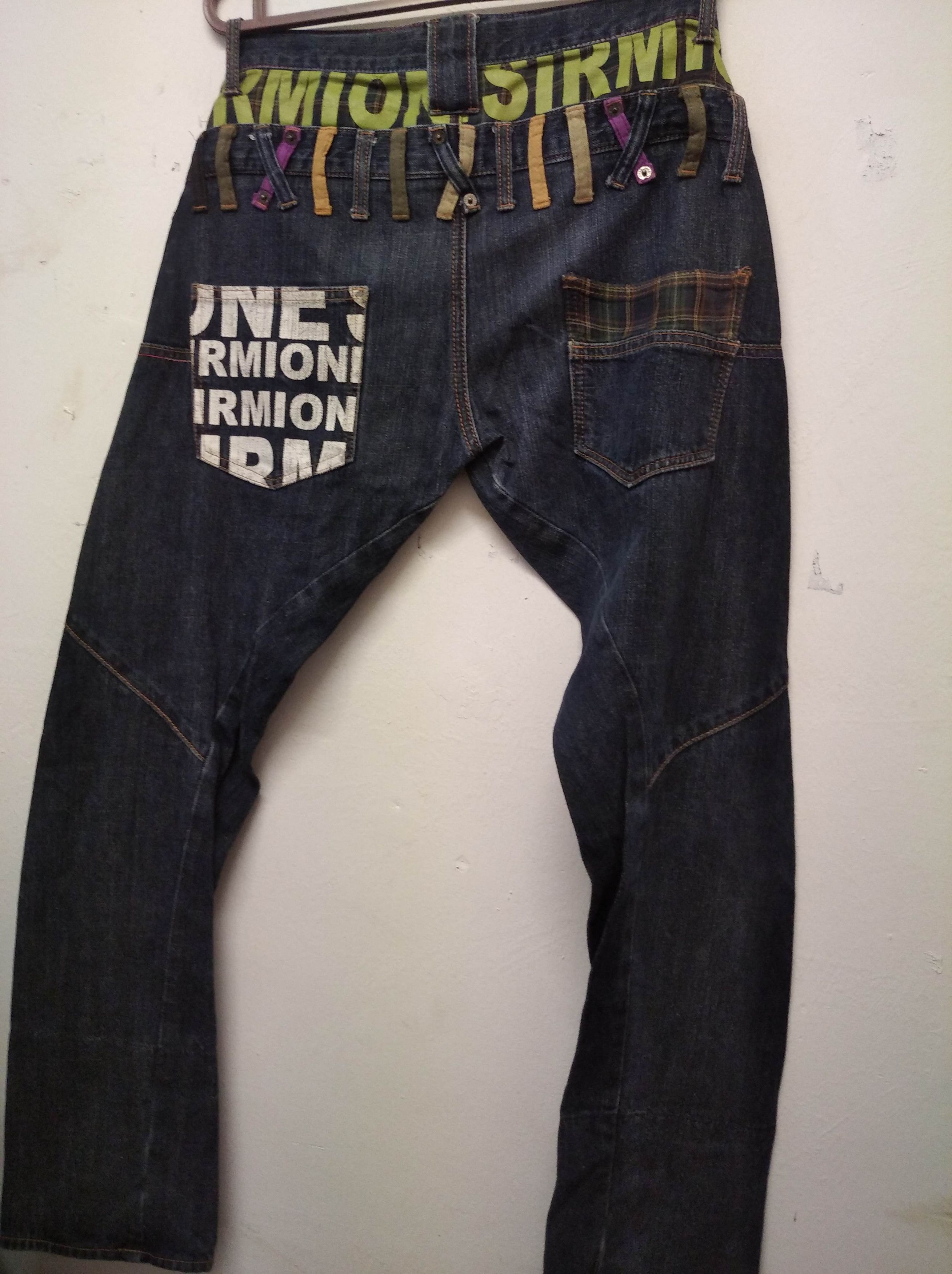 Japanese Brand × Seditionaries Sirmione double waist multipocket punk denim jeans Size US 30 / EU 46 - 4 Thumbnail