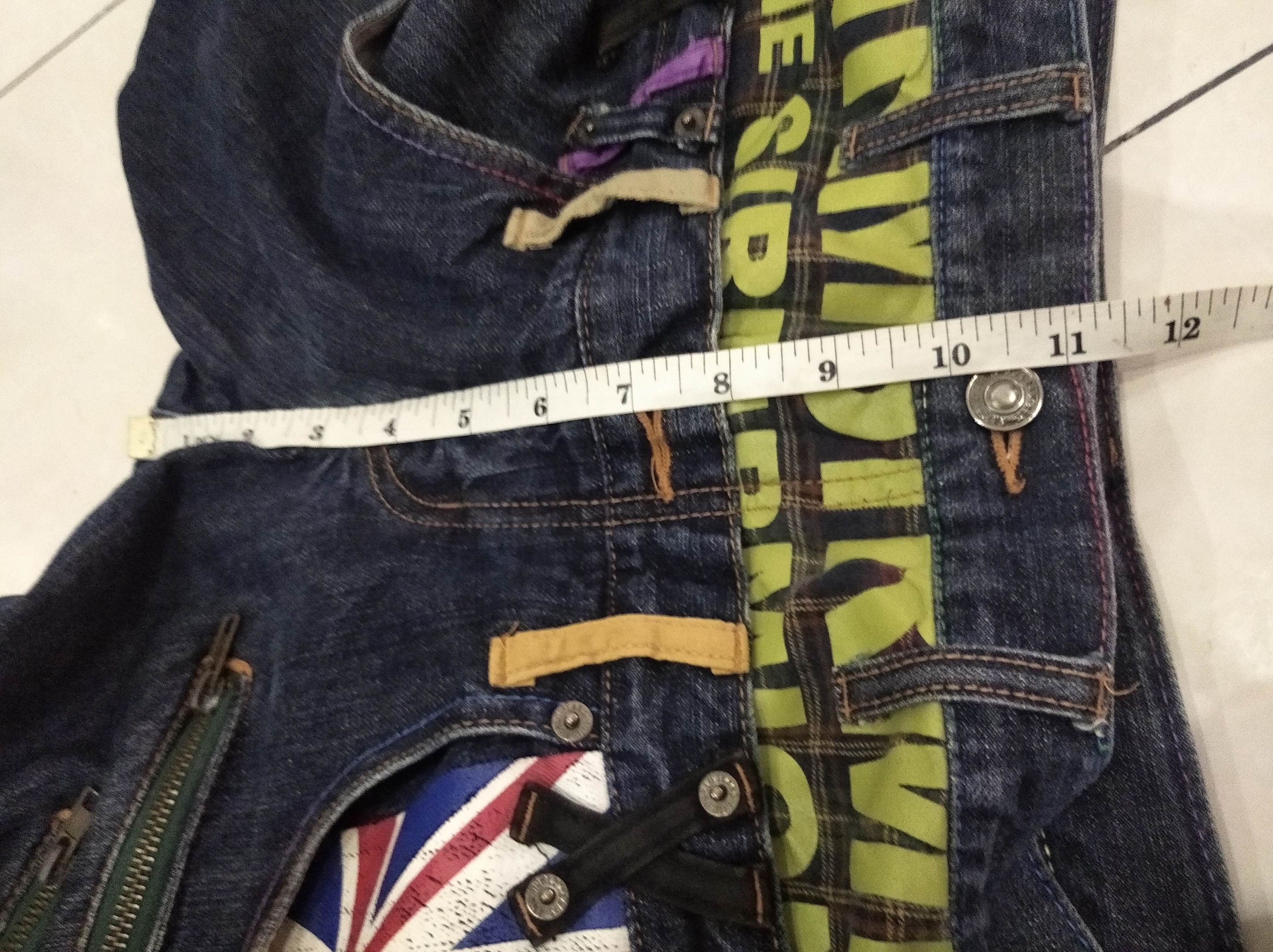 Japanese Brand × Seditionaries Sirmione double waist multipocket punk denim jeans Size US 30 / EU 46 - 12 Thumbnail