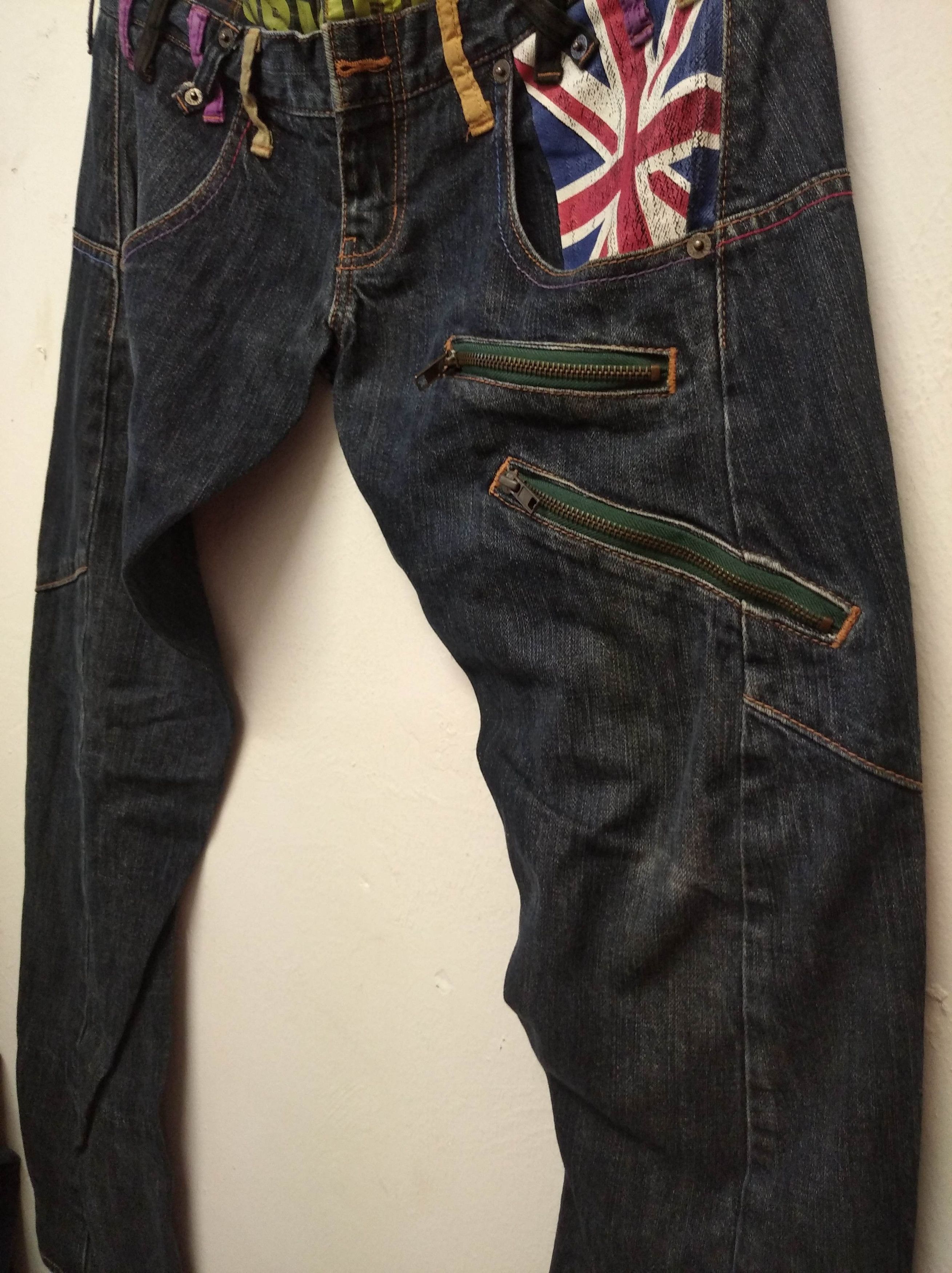 Japanese Brand × Seditionaries Sirmione double waist multipocket punk denim jeans Size US 30 / EU 46 - 3 Thumbnail