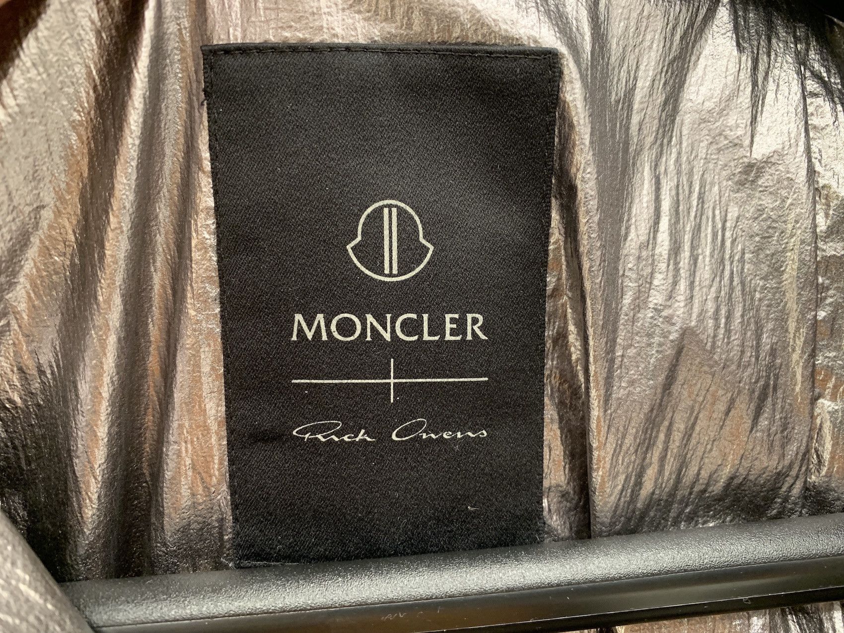 Moncler × Rick Owens FW'20 Vest Down Porteville Size US XL / EU 56 / 4 - 4 Thumbnail