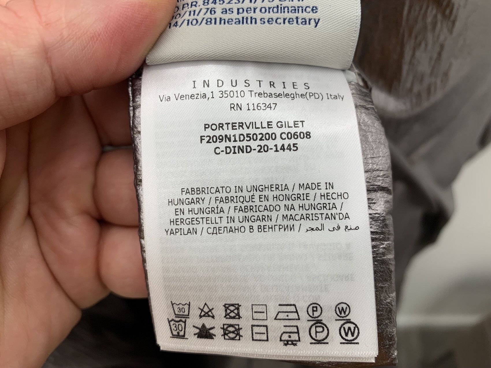 Moncler × Rick Owens FW'20 Vest Down Porteville Size US XL / EU 56 / 4 - 8 Thumbnail